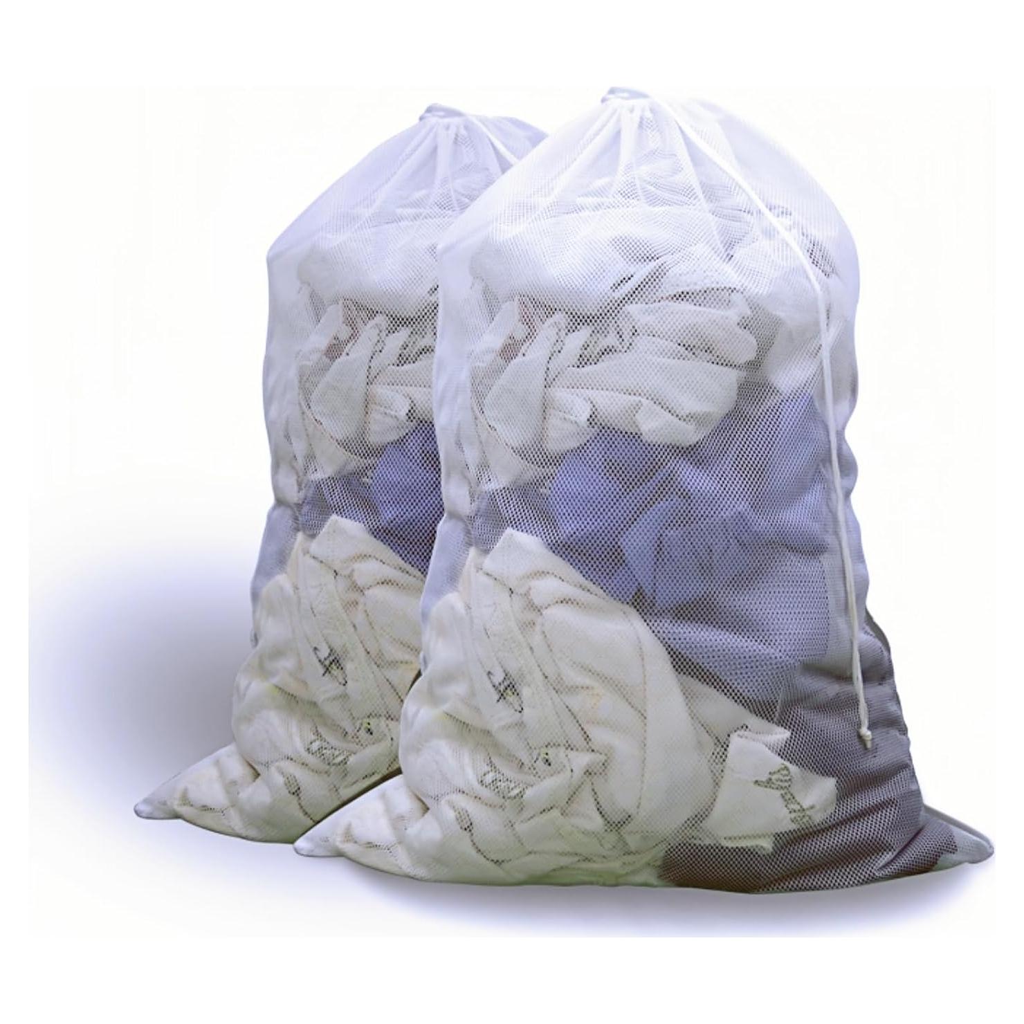 Bolsas de Lavandería de Malla Grande Ouvlaiz 61x91 cm - 2 Piezas