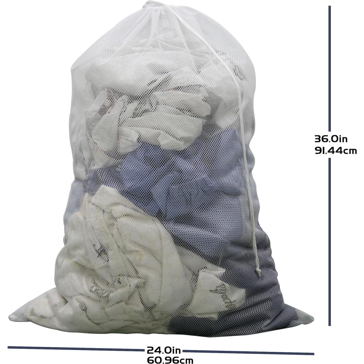 Bolsas de Lavandería de Malla Grande Ouvlaiz 61x91 cm - 2 Piezas