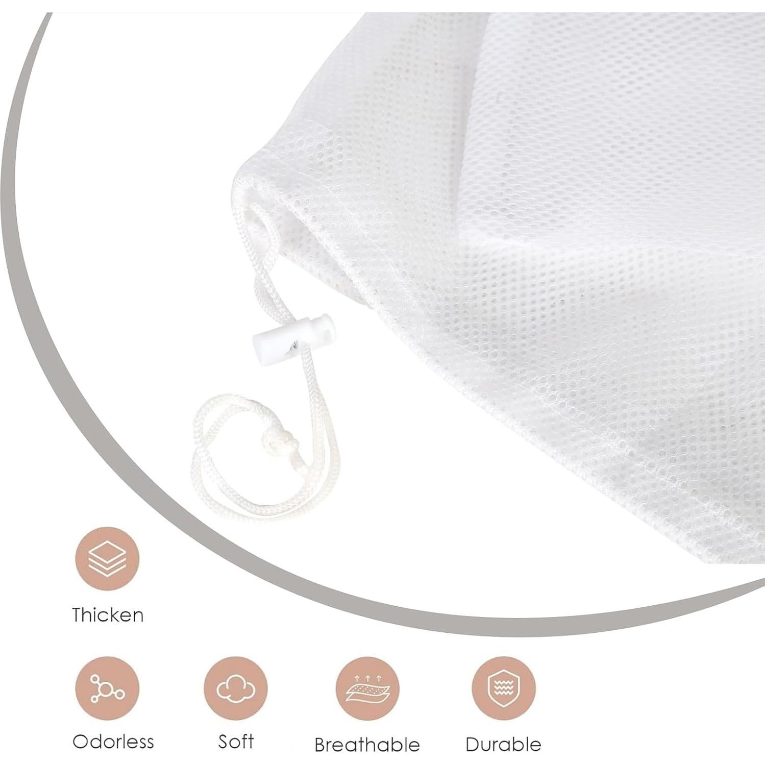 Bolsas de Lavandería de Malla Grande Ouvlaiz 61x91 cm - 2 Piezas