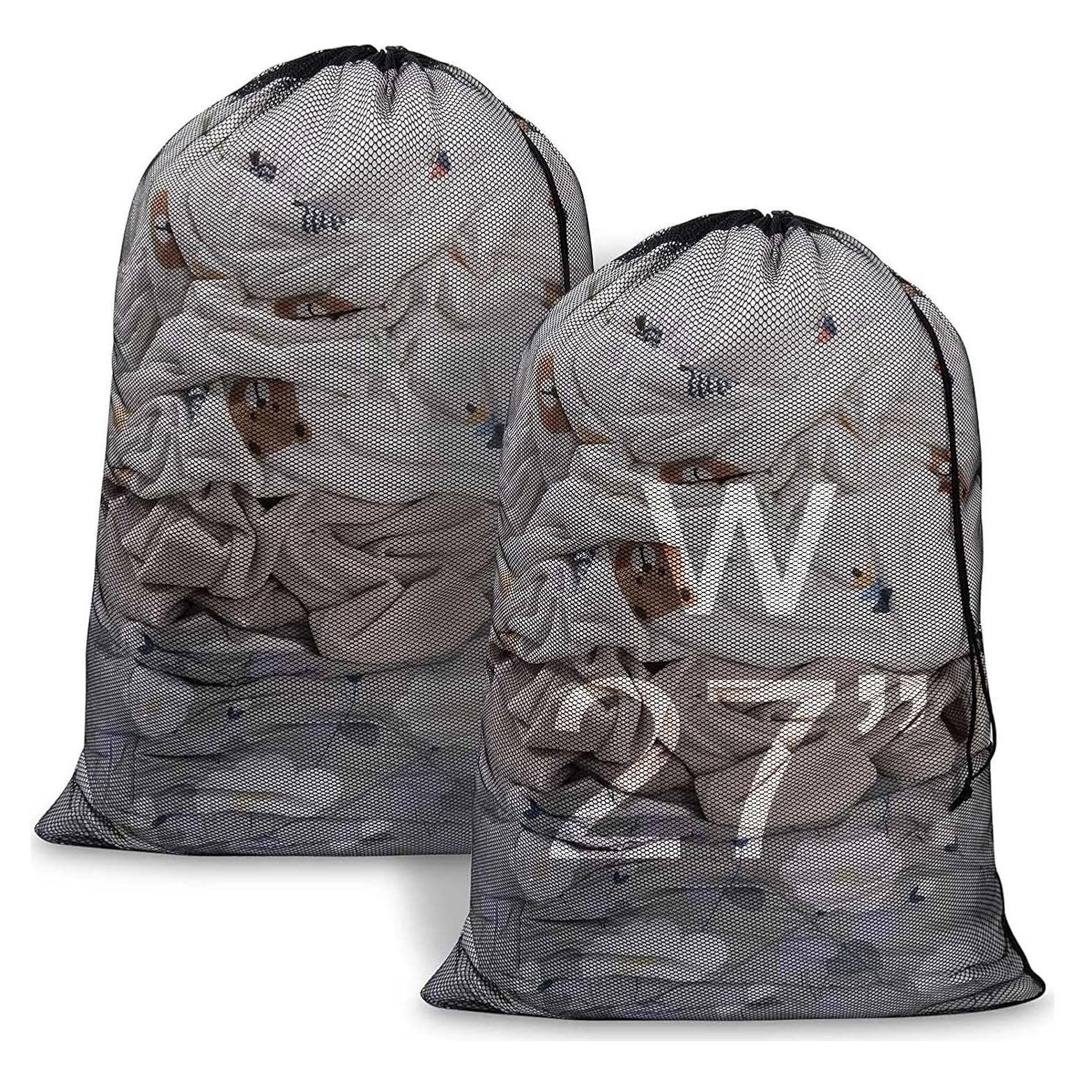 Bolsa de Lavandería de Malla Grande Meowoo 68.58x91.44 cm 2pcs