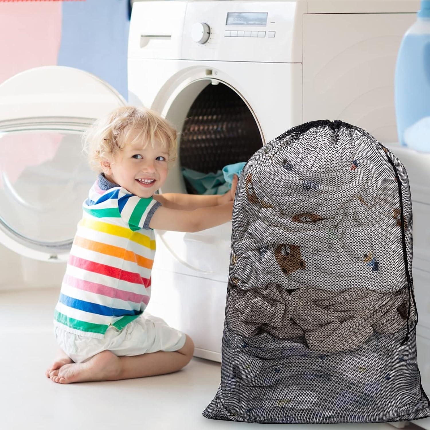 Bolsa de Lavandería de Malla Grande Meowoo 68.58x91.44 cm 2pcs