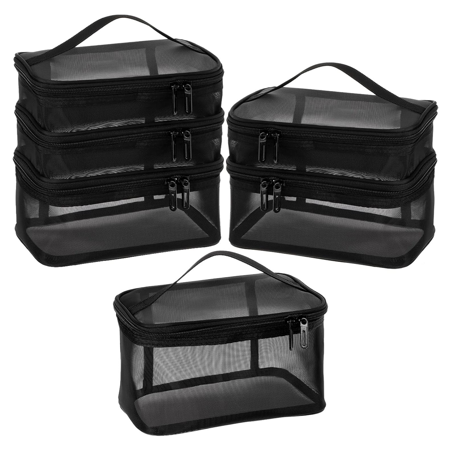 Juego de 3 Bolsas de Malla Tosnail con Cremallera y Asa