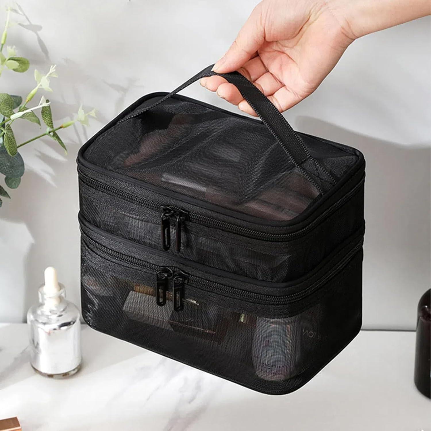 Juego de 3 Bolsas de Malla Tosnail con Cremallera y Asa