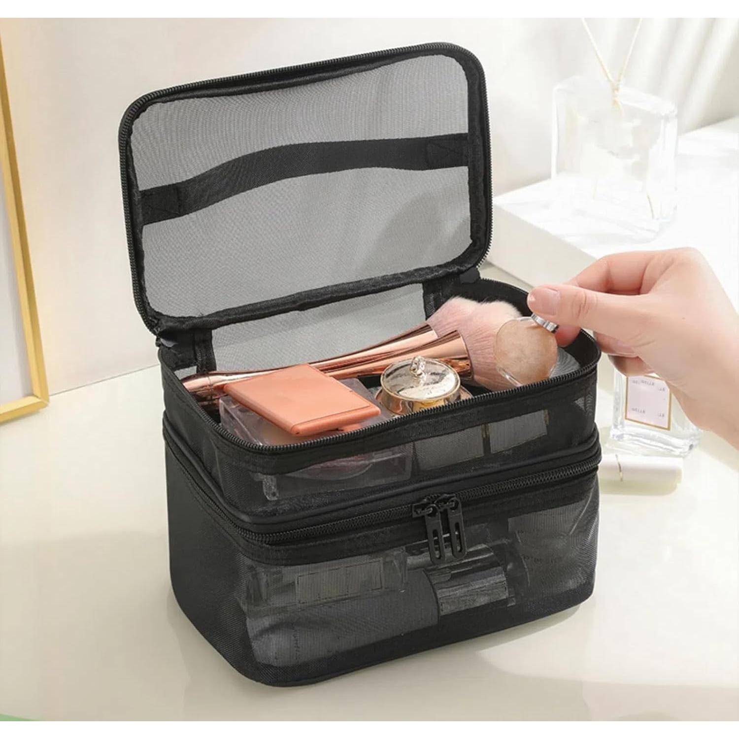 Juego de 3 Bolsas de Malla Tosnail con Cremallera y Asa