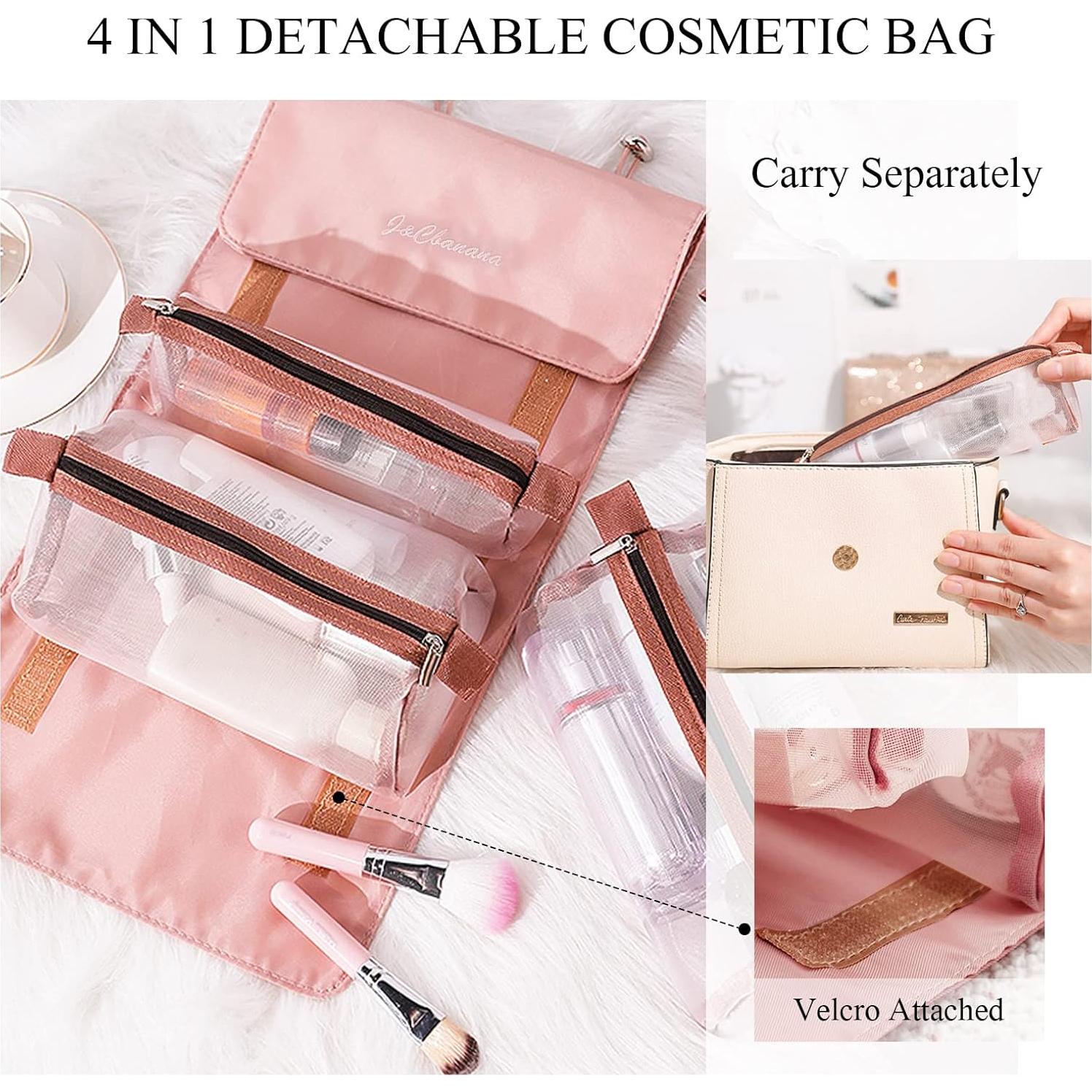 Bolsa de Aseo Desmontable LumiSyne 4 en 1 Negra Impermeable