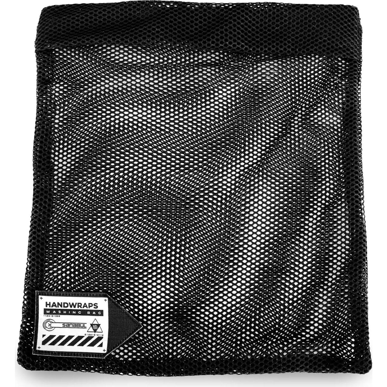 Bolsa de Lavado Sanabul para Vendajes de Boxeo - Grande, Negra