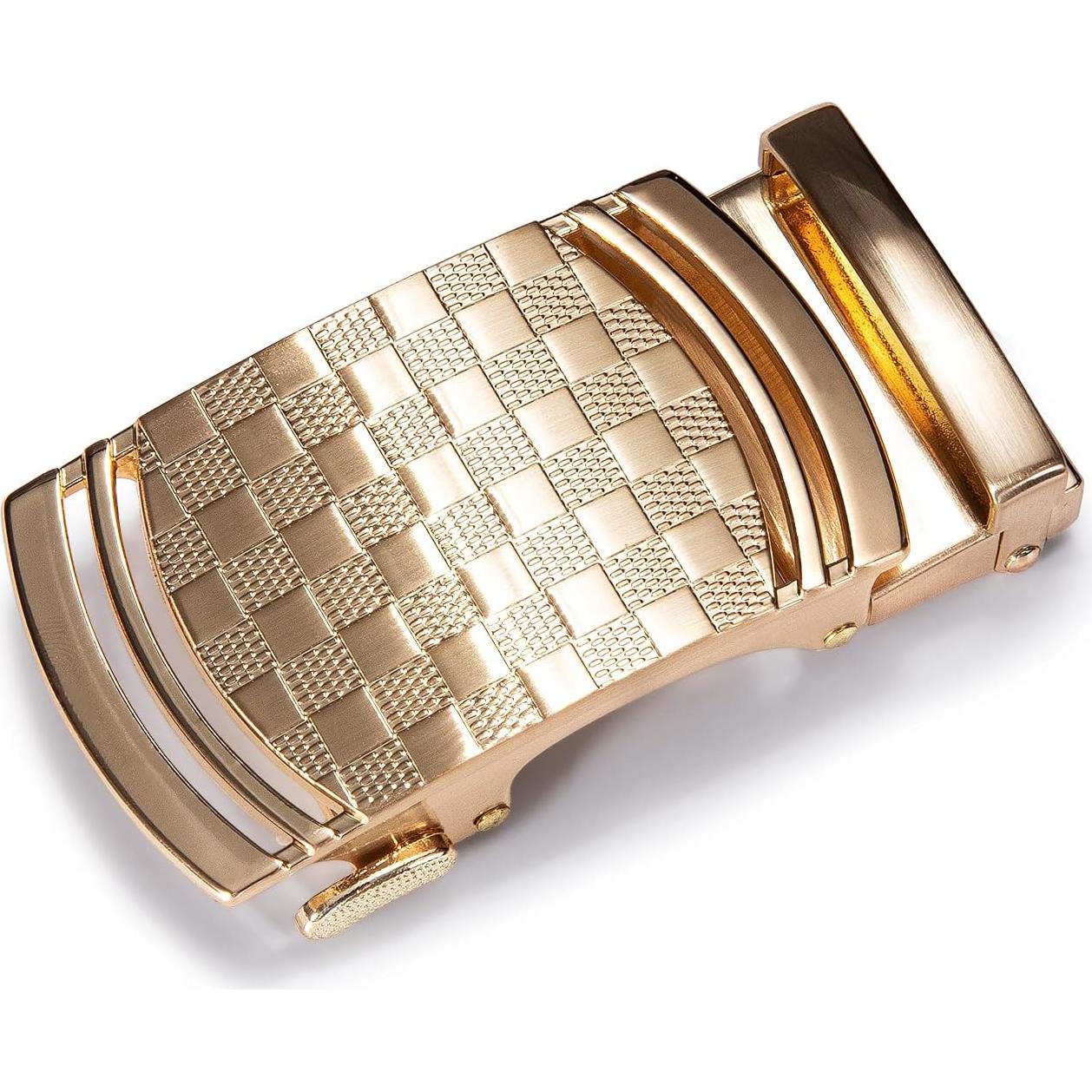 Cinturón Ratchet Barry.Wang Cuero Genuino Ajustable 2.86cm