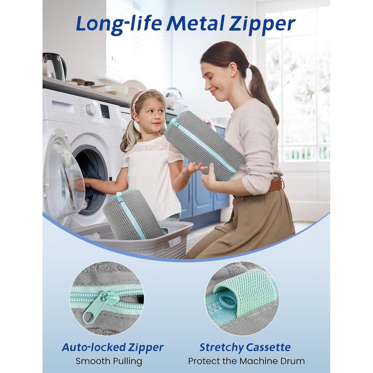 Bolsa de Lavado de Zapatos Pomeney 1pc Microfibra Gris