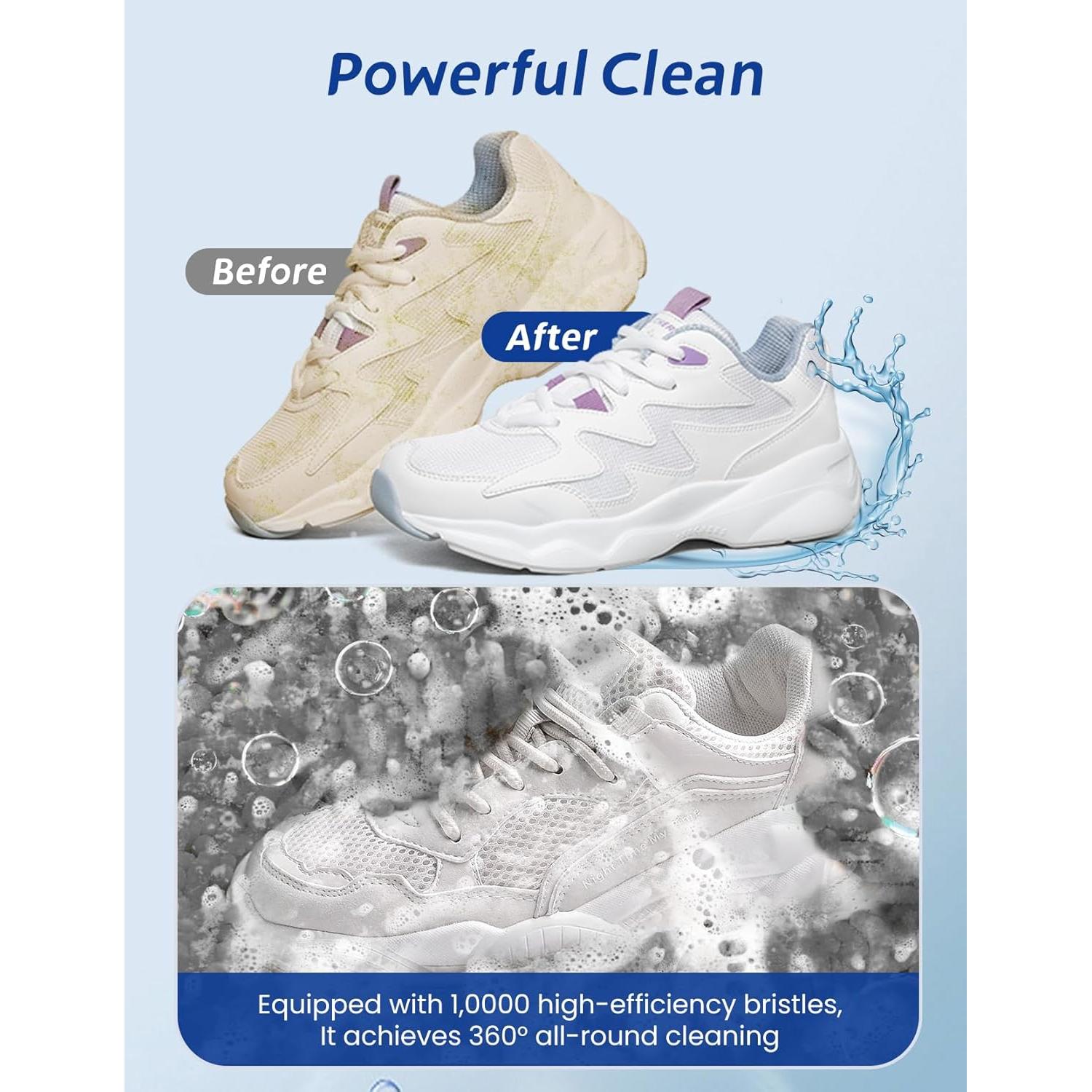 Bolsa de Lavado de Zapatos Pomeney 1pc Microfibra Gris