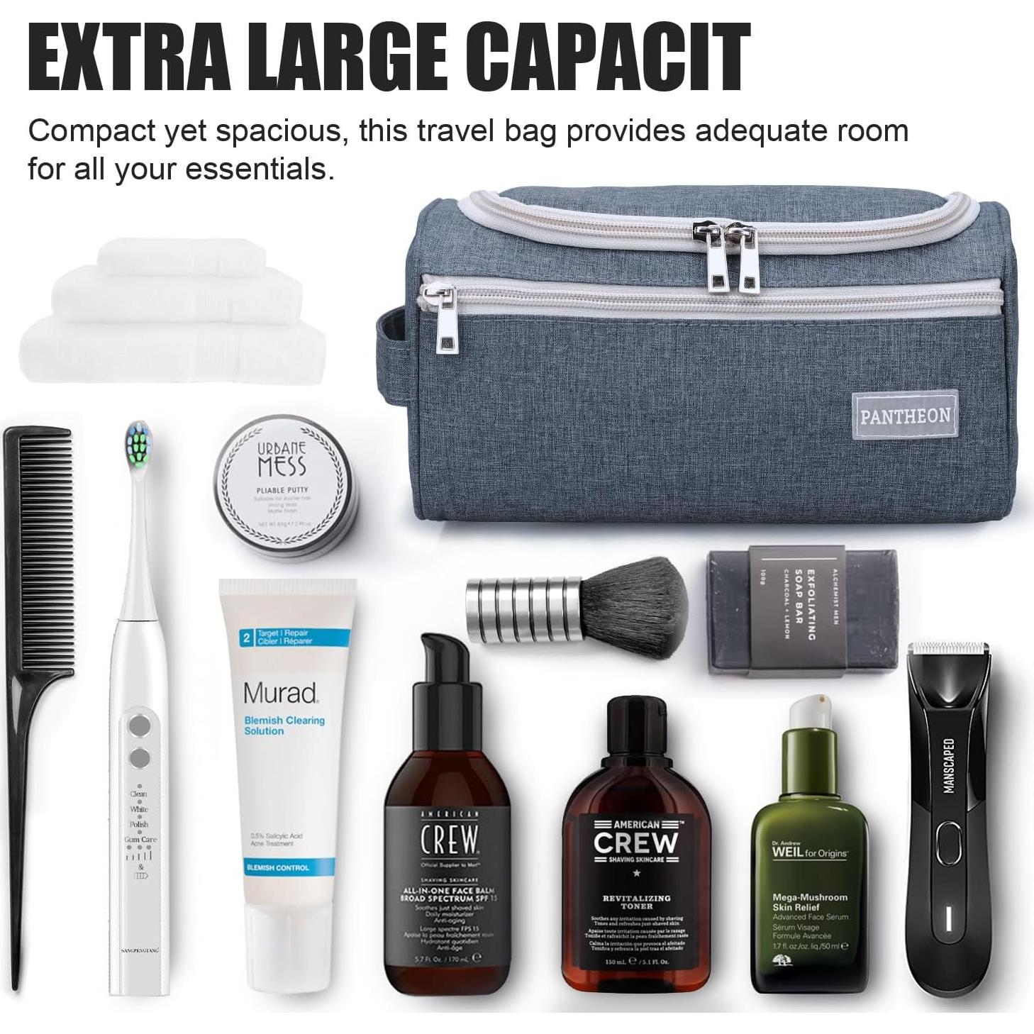 Bolsa de Aseo de Viaje Pantheon Azul - Organizador Impermeable