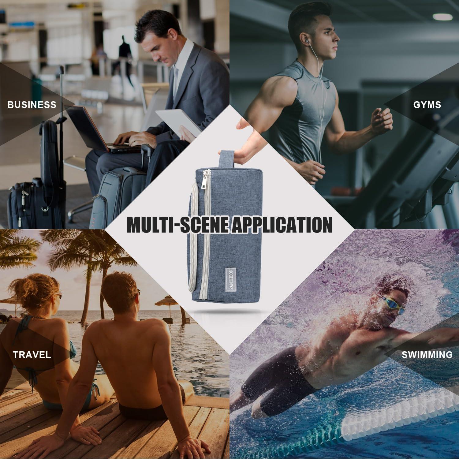 Bolsa de Aseo de Viaje Pantheon Azul - Organizador Impermeable