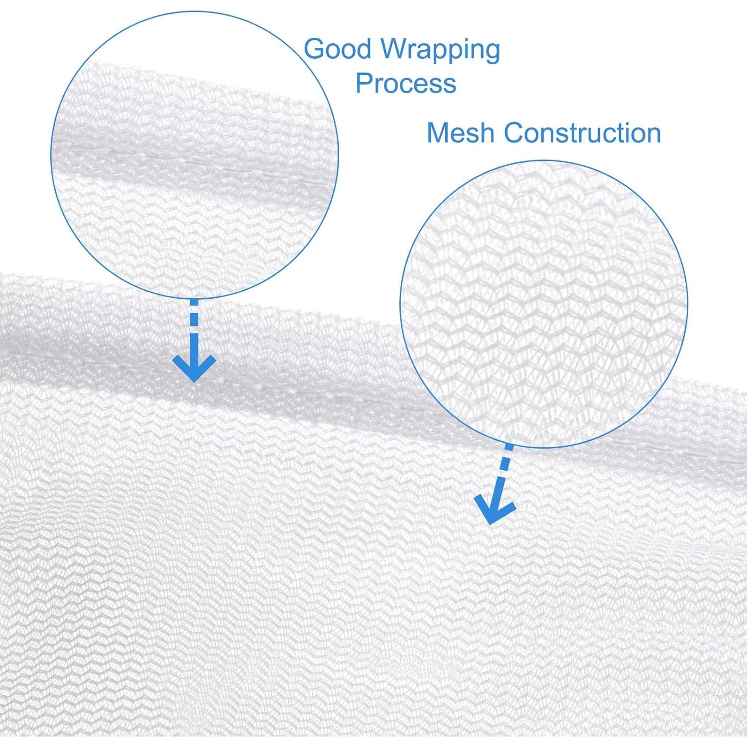 Bolsas de Lavado de Malla uxcell 3 Piezas 22x33 cm