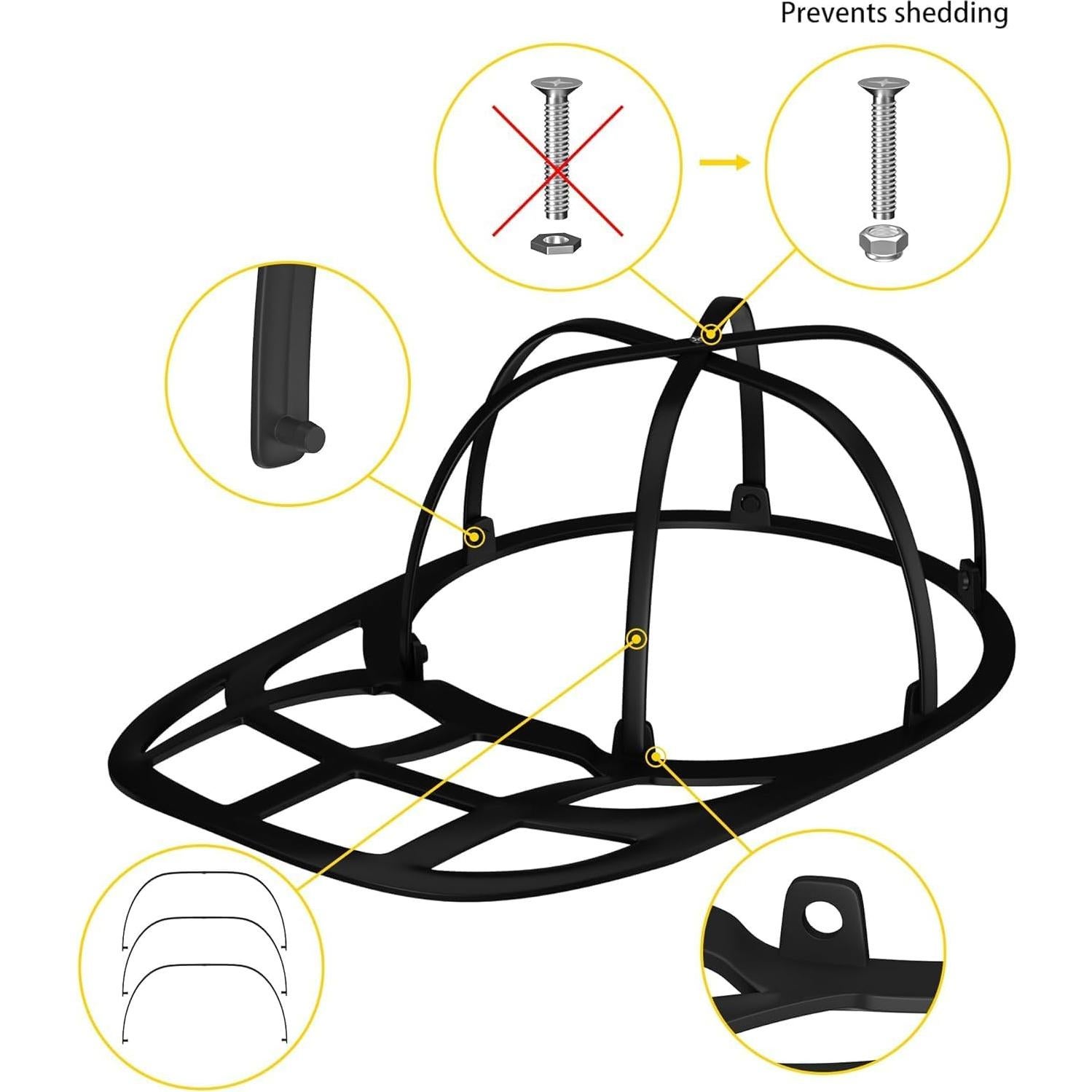Cesta Lavadora de Gorras LONGD - Protector Plegable 30x19.4cm