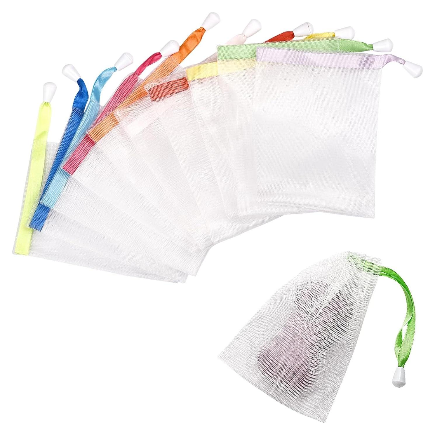 10 Bolsas de Jabón de Malla Suave GXLWJXWLV para Ducha