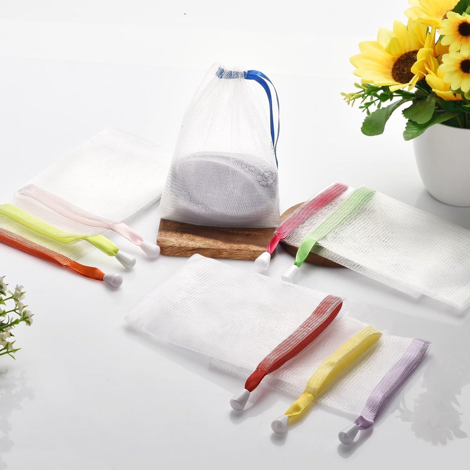 10 Bolsas de Jabón de Malla Suave GXLWJXWLV para Ducha