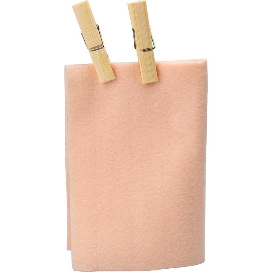 40 Pinzas de Ropa de Bambú lasenersm - Clips Colgantes