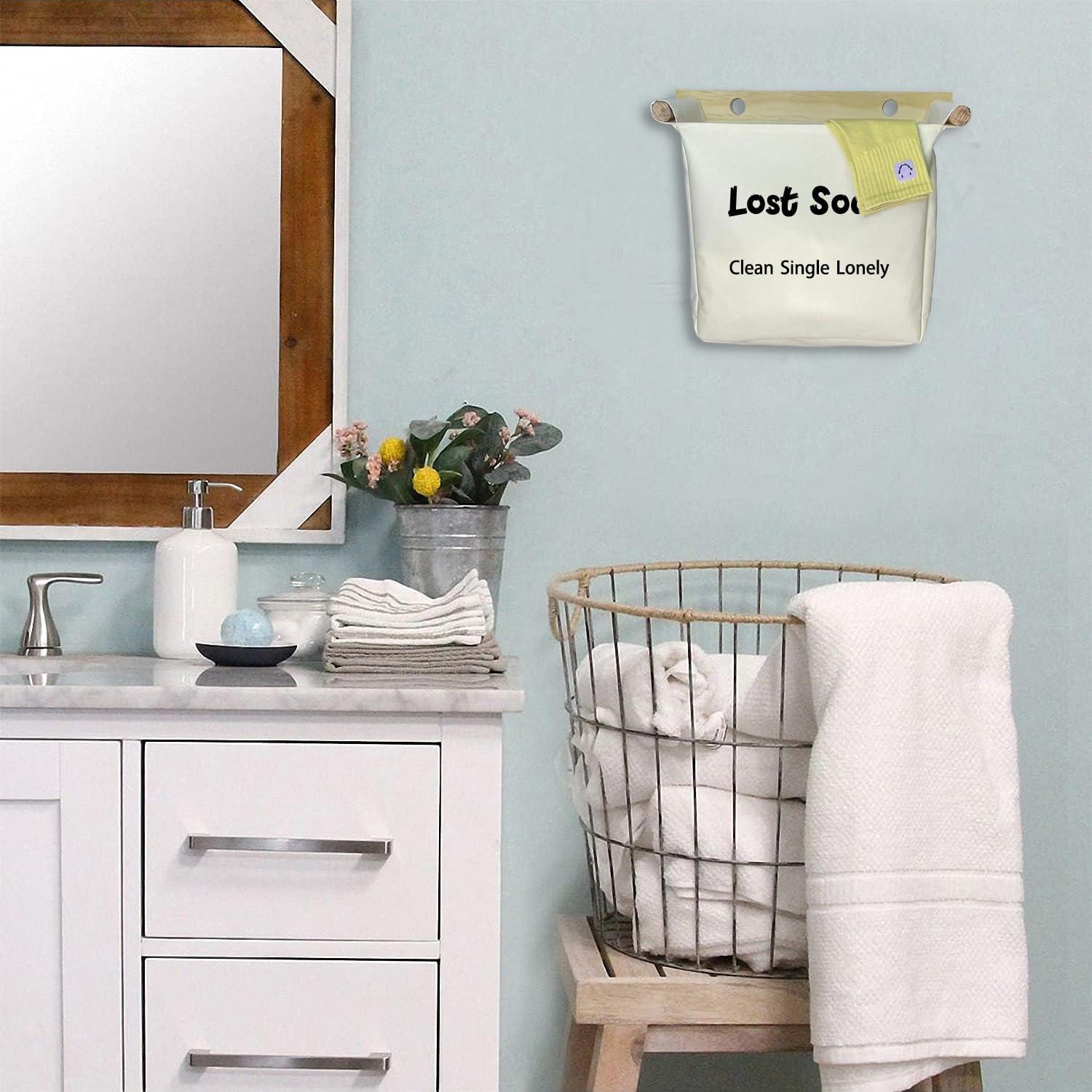 Bolsa de Lona para Calcetines Perdidos Kiwawa 27x25 cm