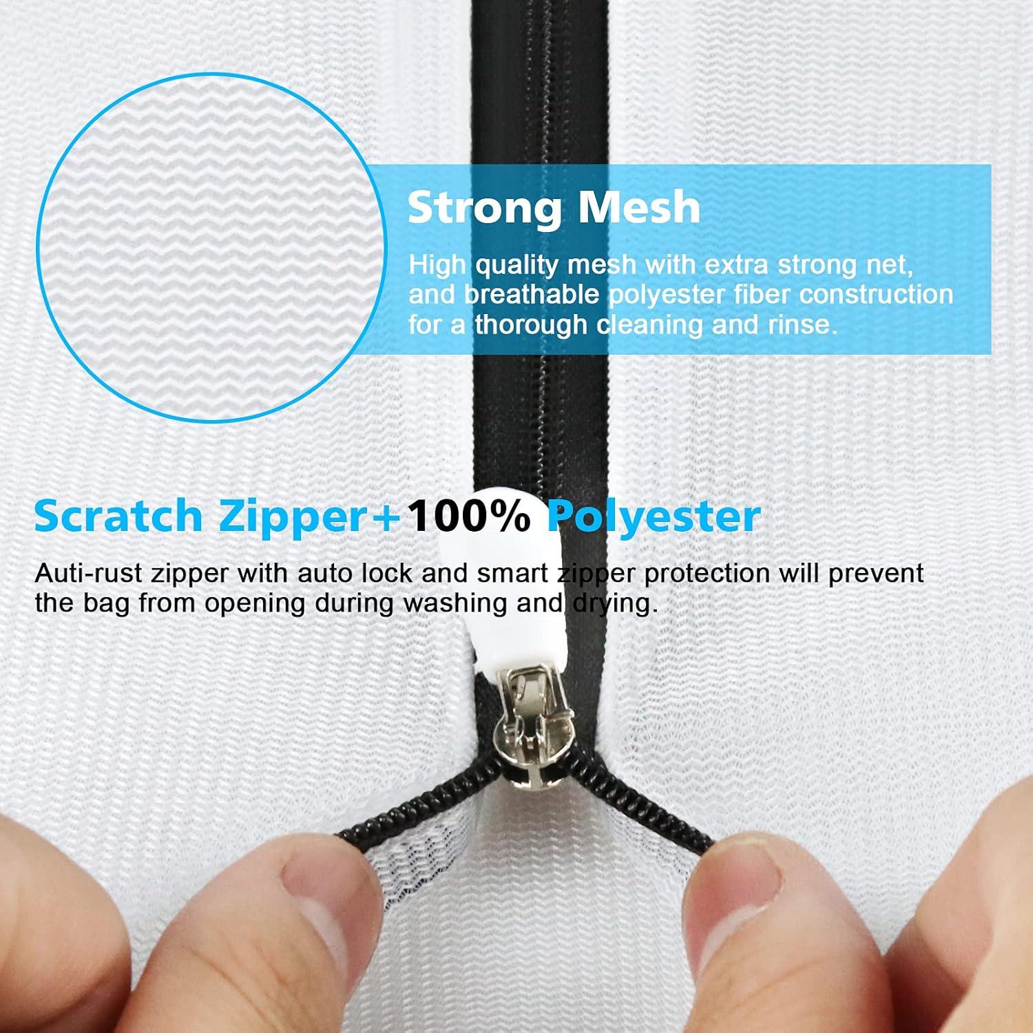 Juego de 3 Bolsas de Lavandería TUTUDOW 15x17 cm Malla Duradera