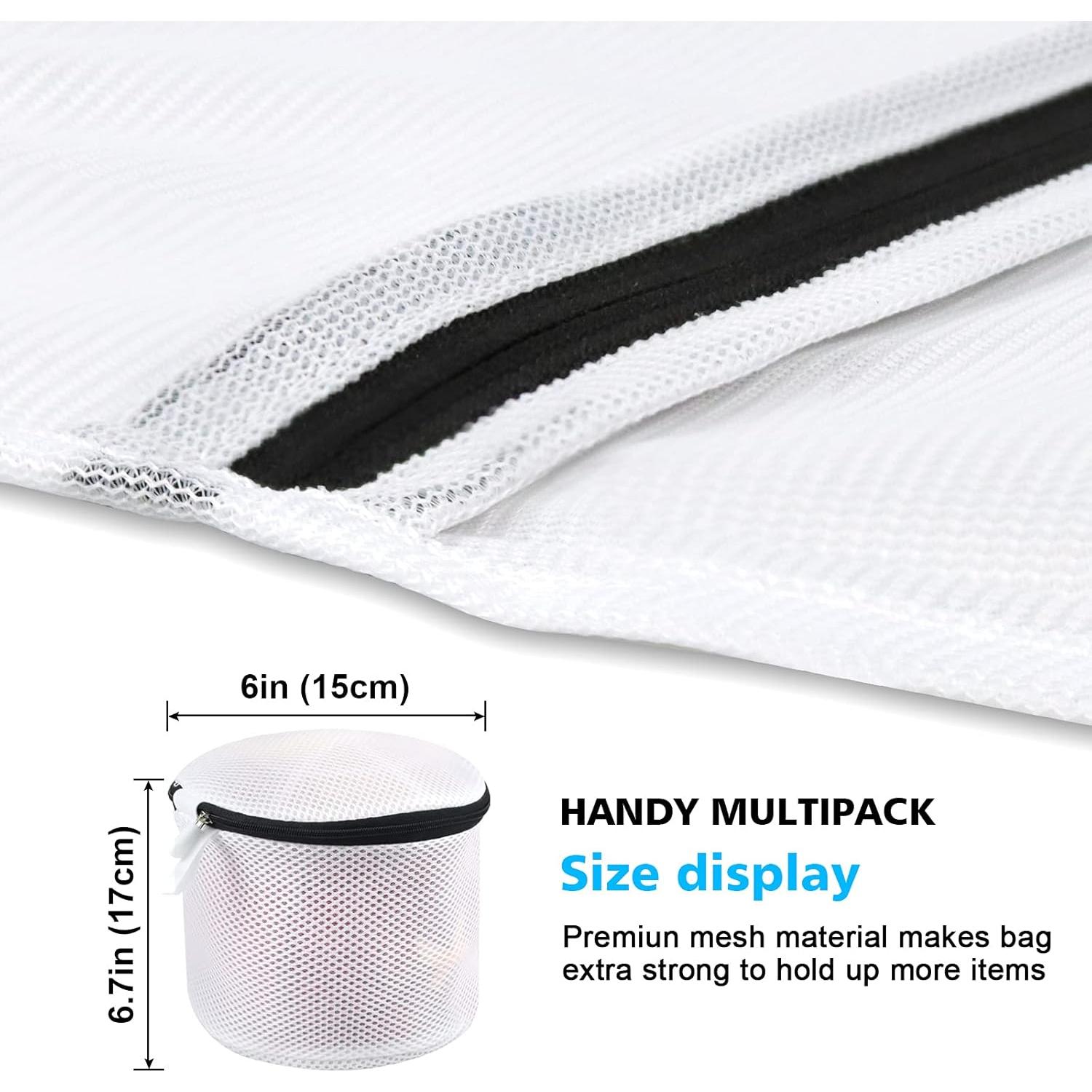 Juego de 3 Bolsas de Lavandería TUTUDOW 15x17 cm Malla Duradera