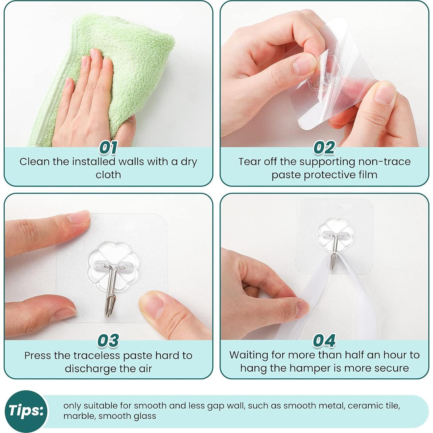 Cesta de Ropa Sucia Colgante Patelai 3 Piezas 30x40 cm