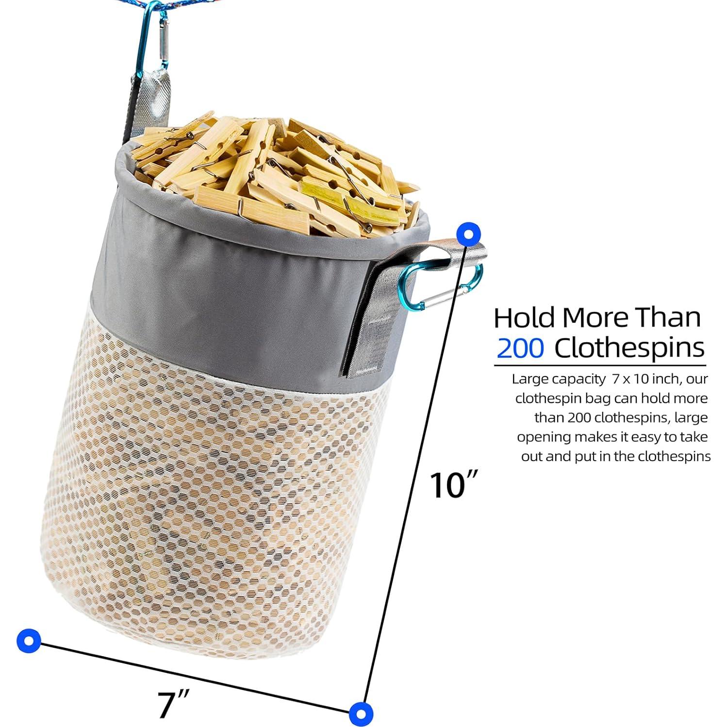 Bolsa Organizador para Pinzas de Ropa Genérico 25.4x20.3cm