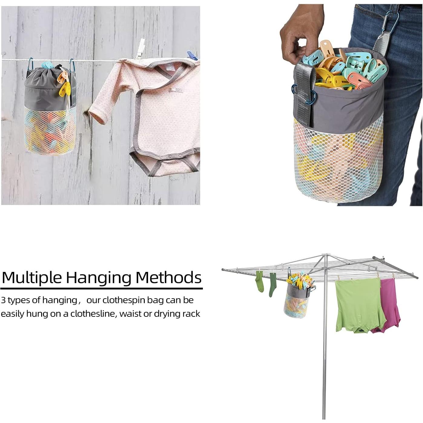 Bolsa Organizador para Pinzas de Ropa Genérico 25.4x20.3cm