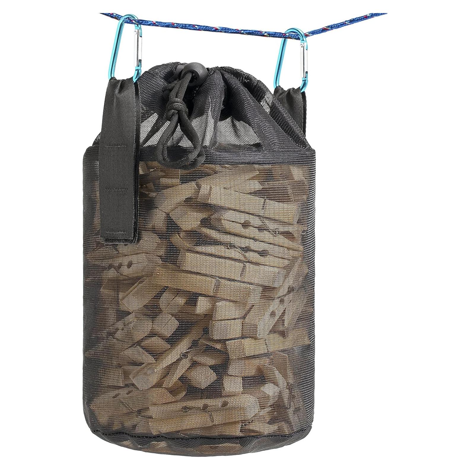 Bolsa para Pinzas de Ropa KOOZTI con Cierre de Cordón 17.8x25.4cm