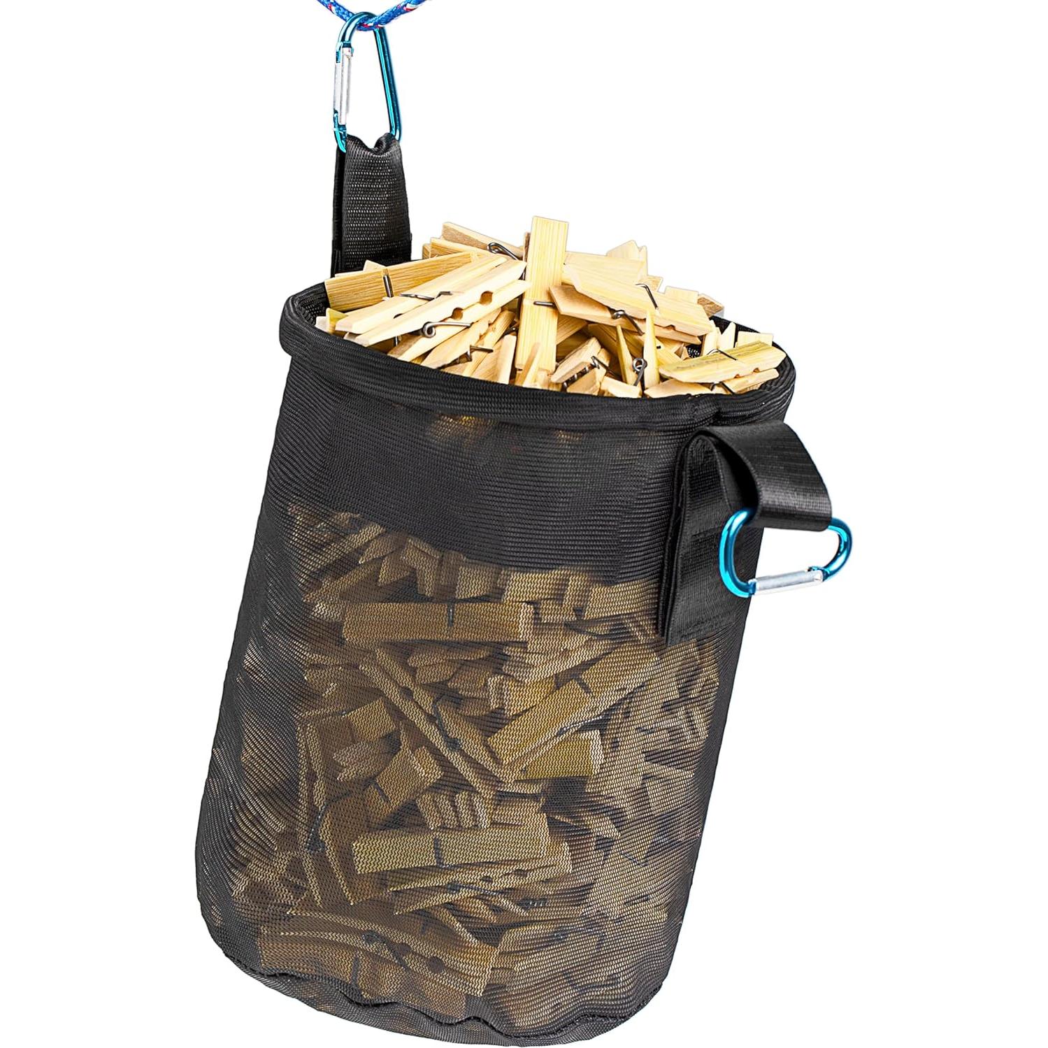 Bolsa para Pinzas de Ropa KOOZTI con Cierre de Cordón 17.8x25.4cm