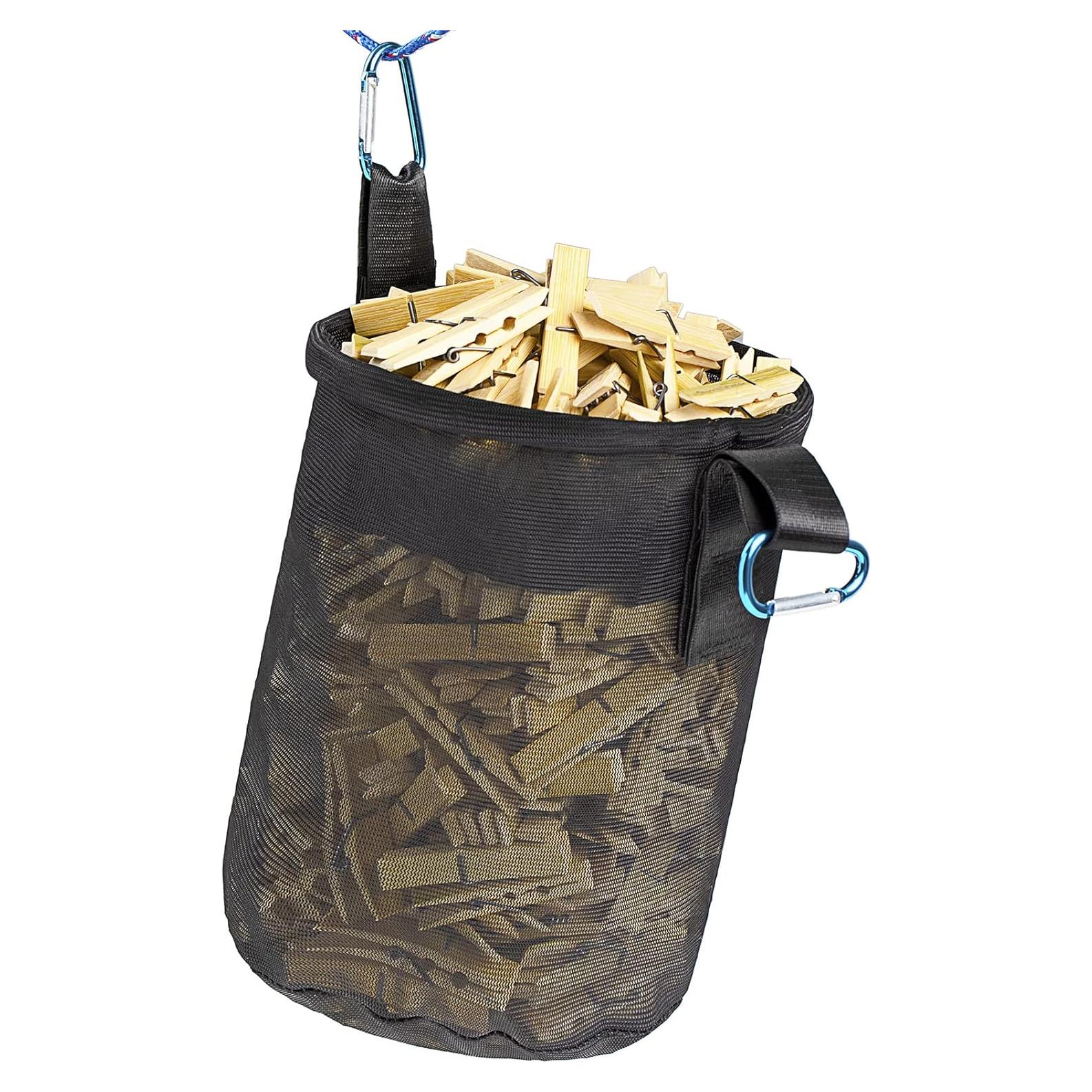 Bolsa Organizador de Pinzas de Ropa Genérico 150 Unidades Malla