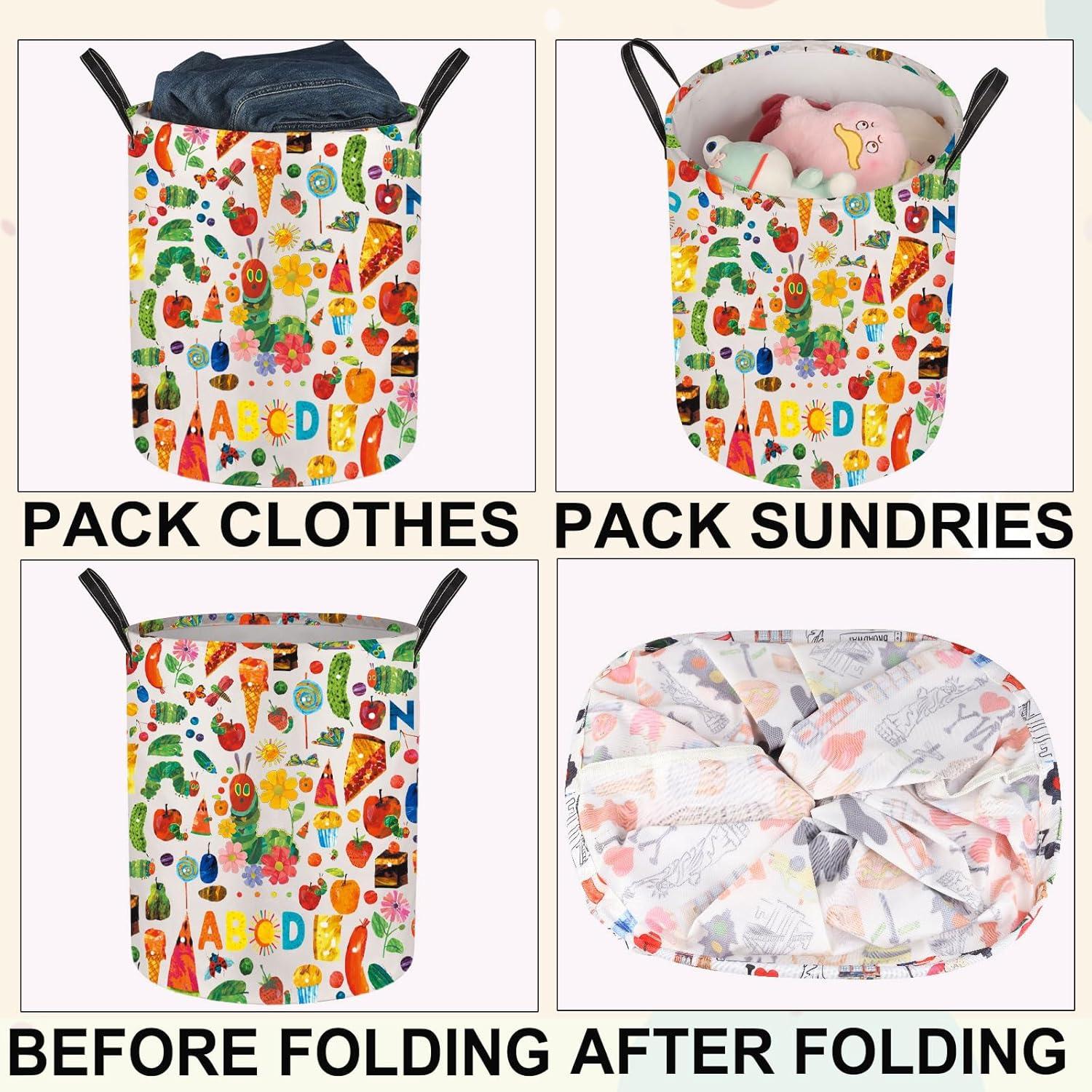 Cesta de lavandería JNIAP Plegable 50x40 cm Impermeable