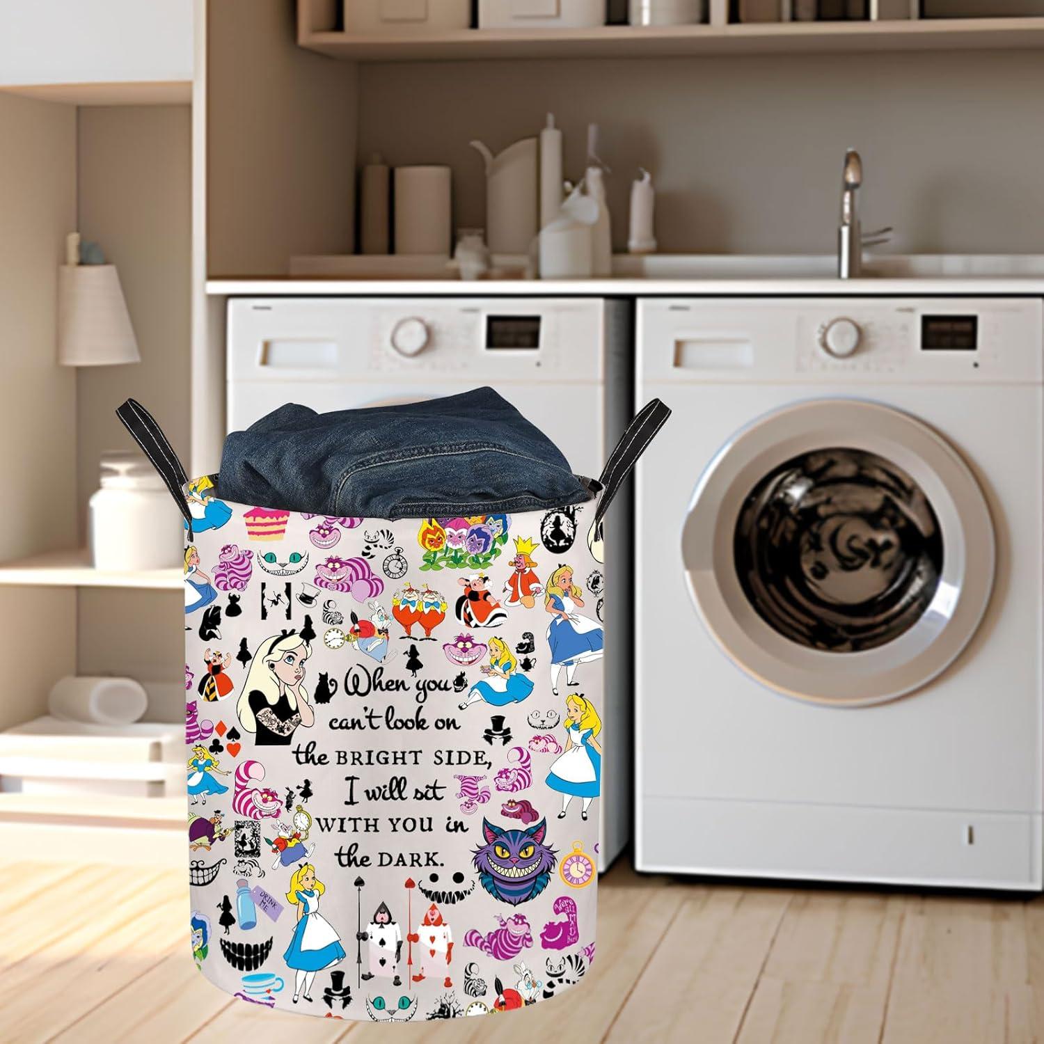 Cesta de Lavandería Plegable JNIAP 50x40 cm Impermeable