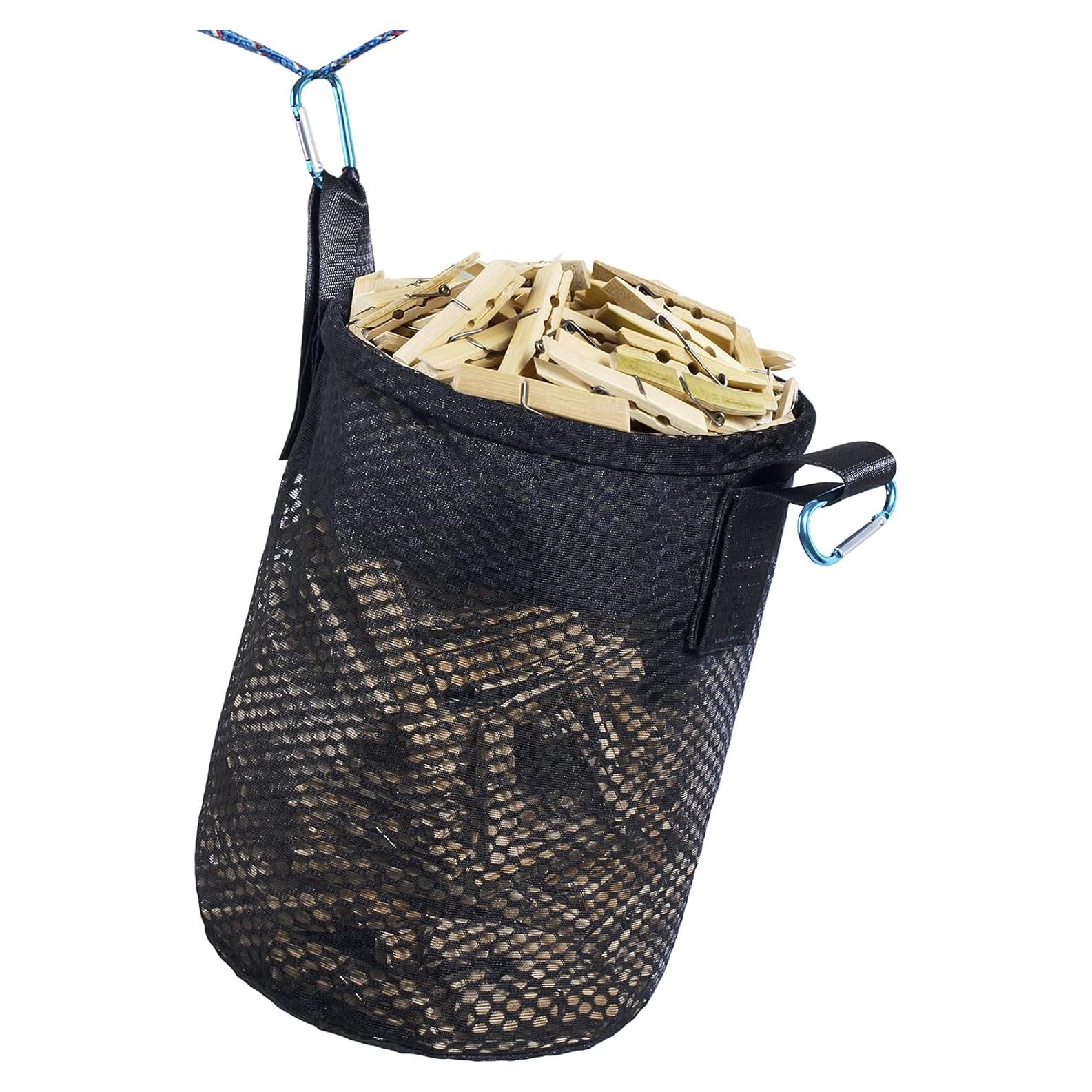 Bolsa para Pinzas de Ropa KOOZTI con Cierre de Cordón 150 Pinzas