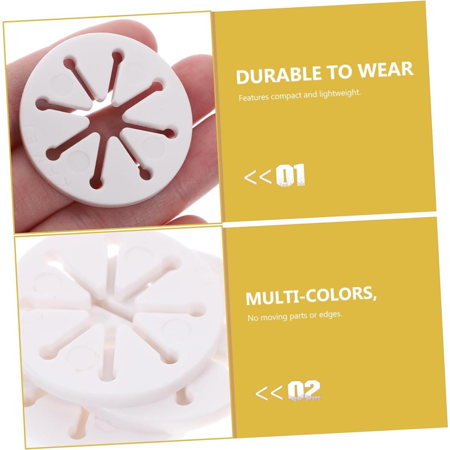 Organizador de Calcetines PRETYZOOM 28 Piezas Clips de Plástico