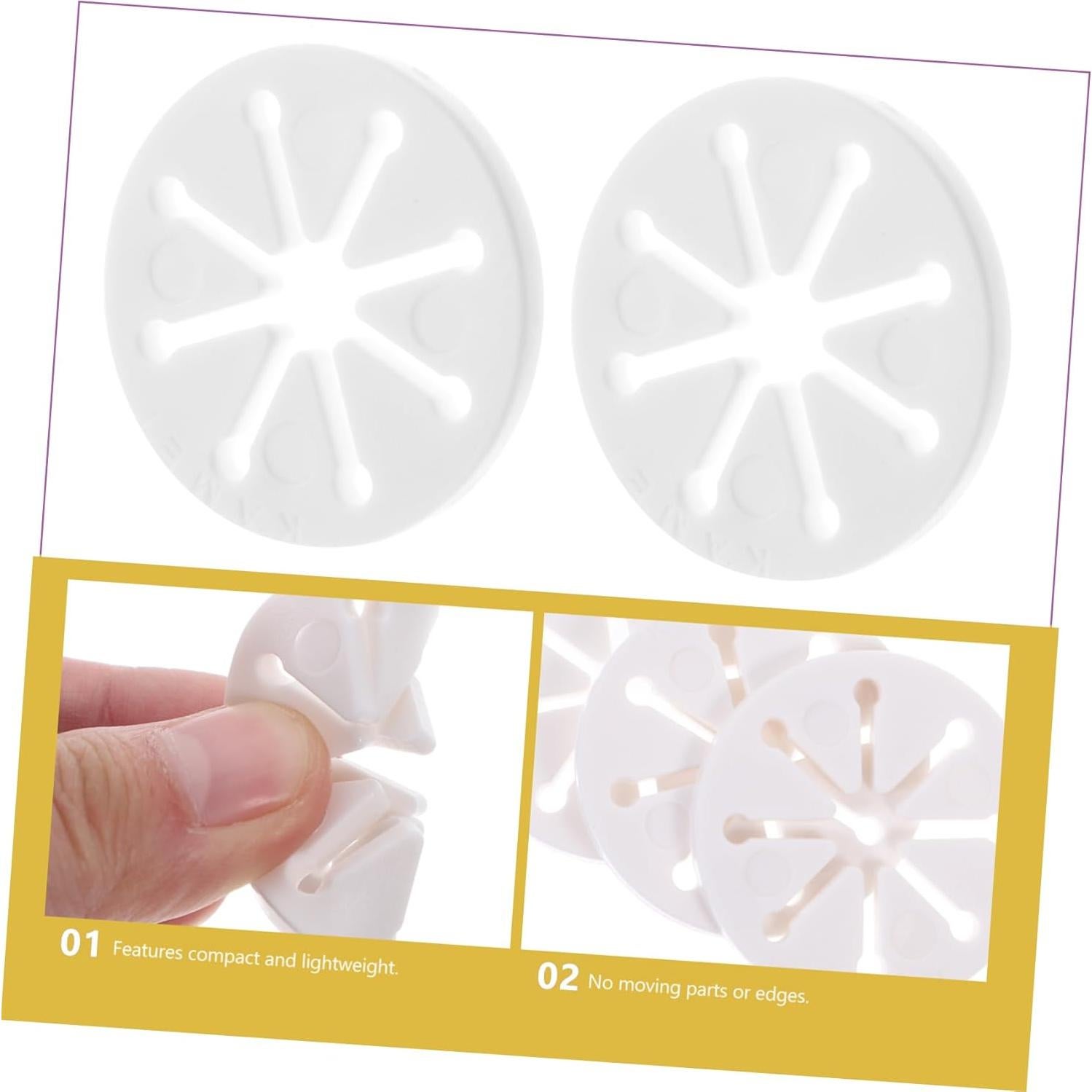 Organizador de Calcetines PRETYZOOM 28 Piezas Clips de Plástico