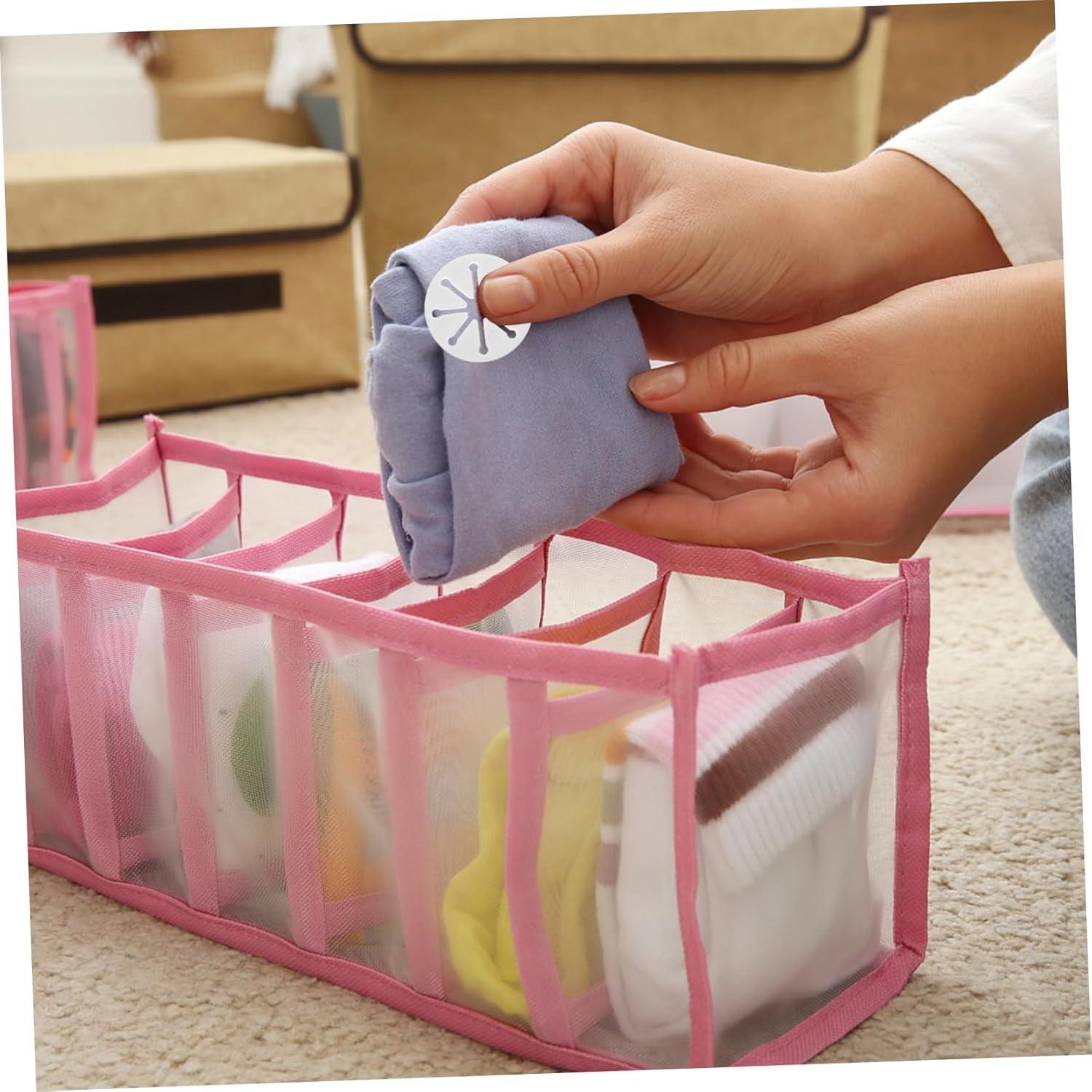 Organizador de Calcetines PRETYZOOM 28 Piezas Clips de Plástico