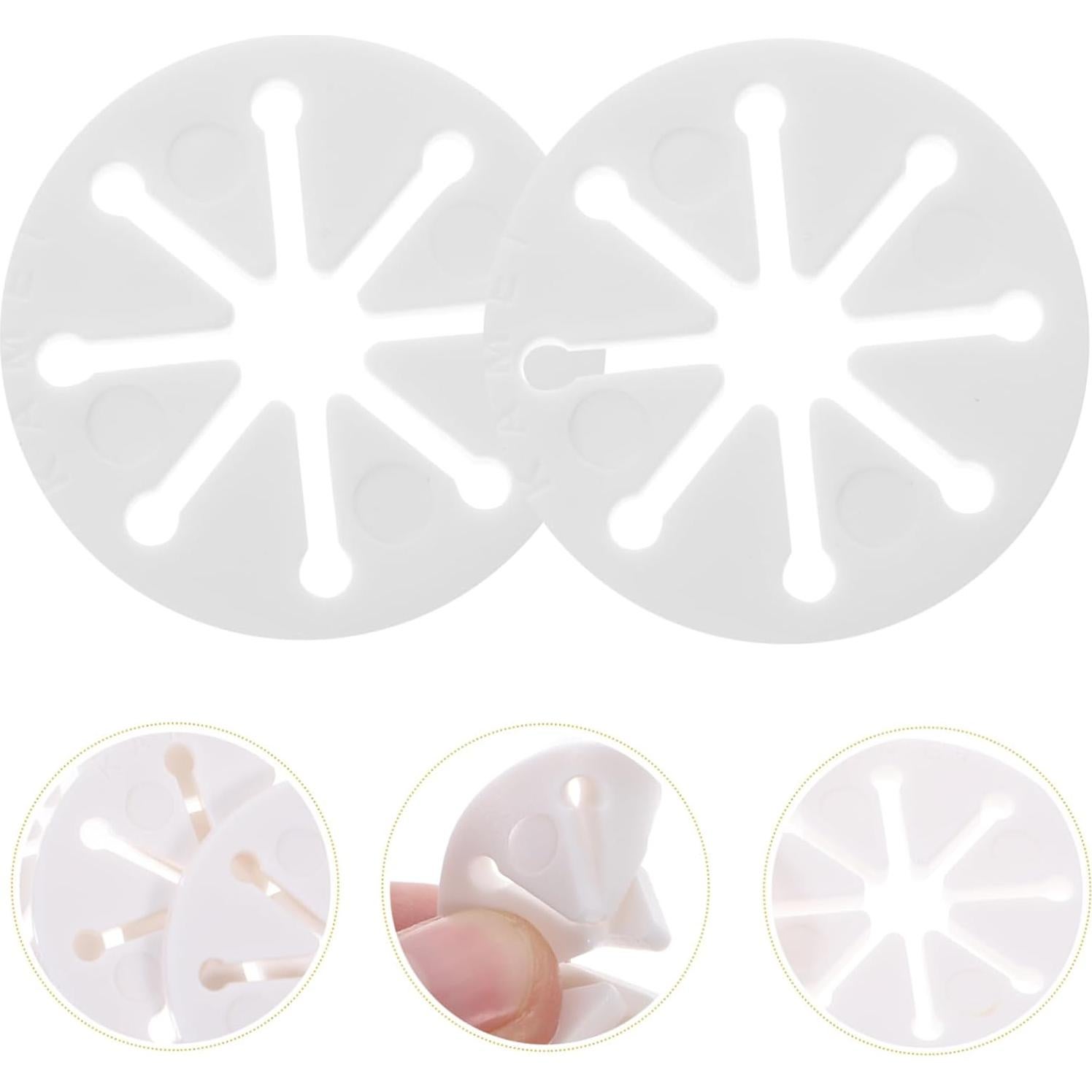 Organizador de Calcetines PRETYZOOM 28 Piezas Clips de Plástico