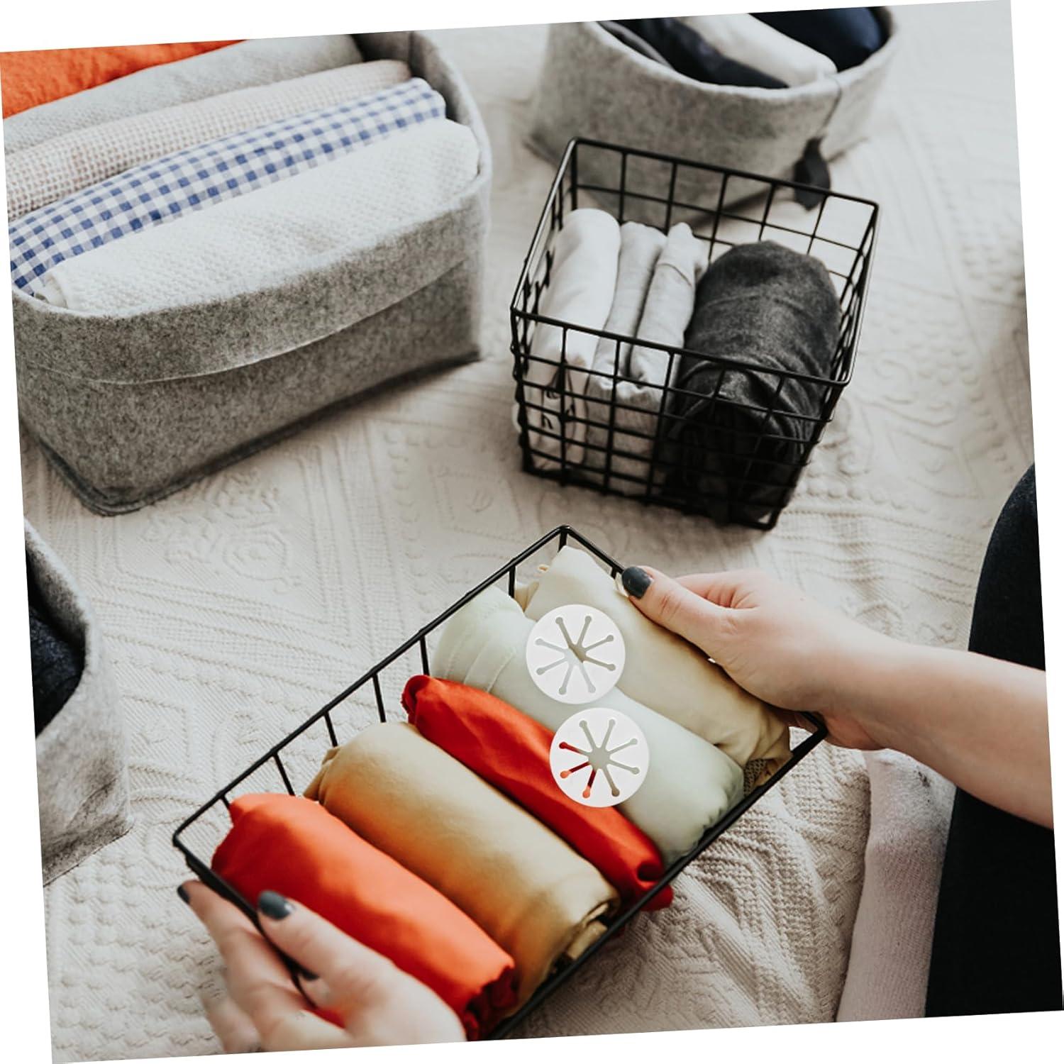 Organizador de Calcetines PRETYZOOM 28 Piezas Clips de Plástico