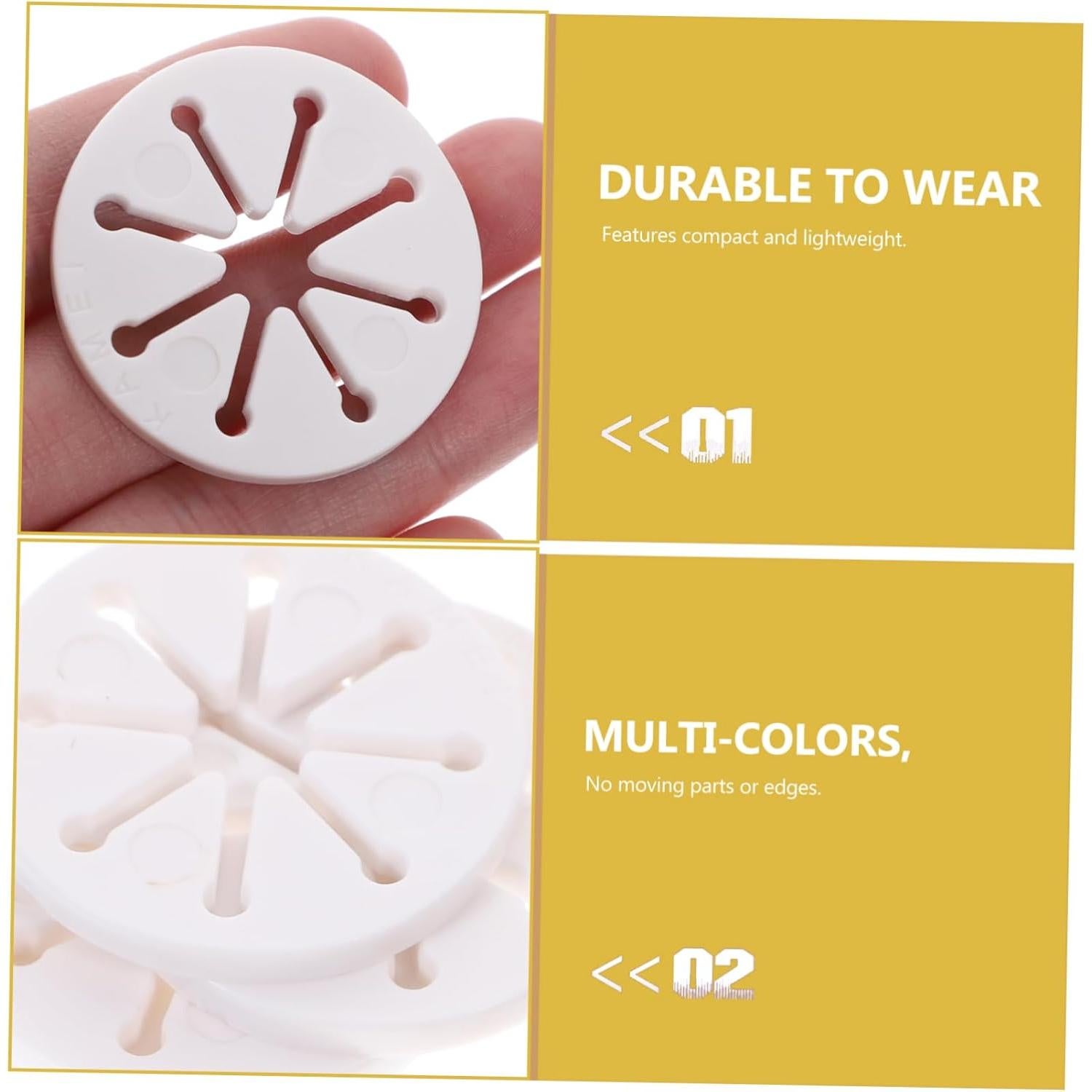 28 Clips Sujetadores de Calcetines FONDOTIN Multicolores