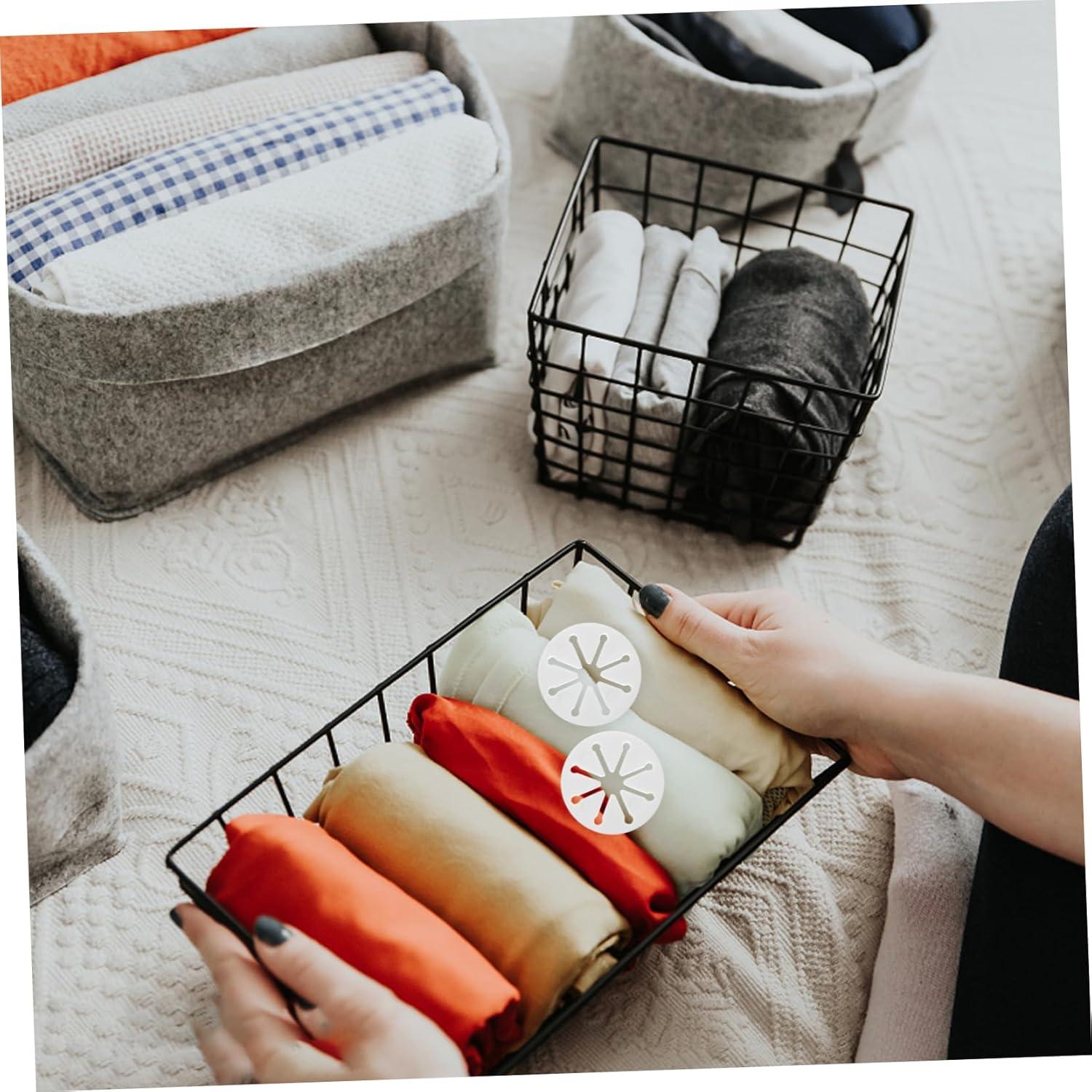 28 Clips Sujetadores de Calcetines ULTECHNOVO Blancos para Lavado