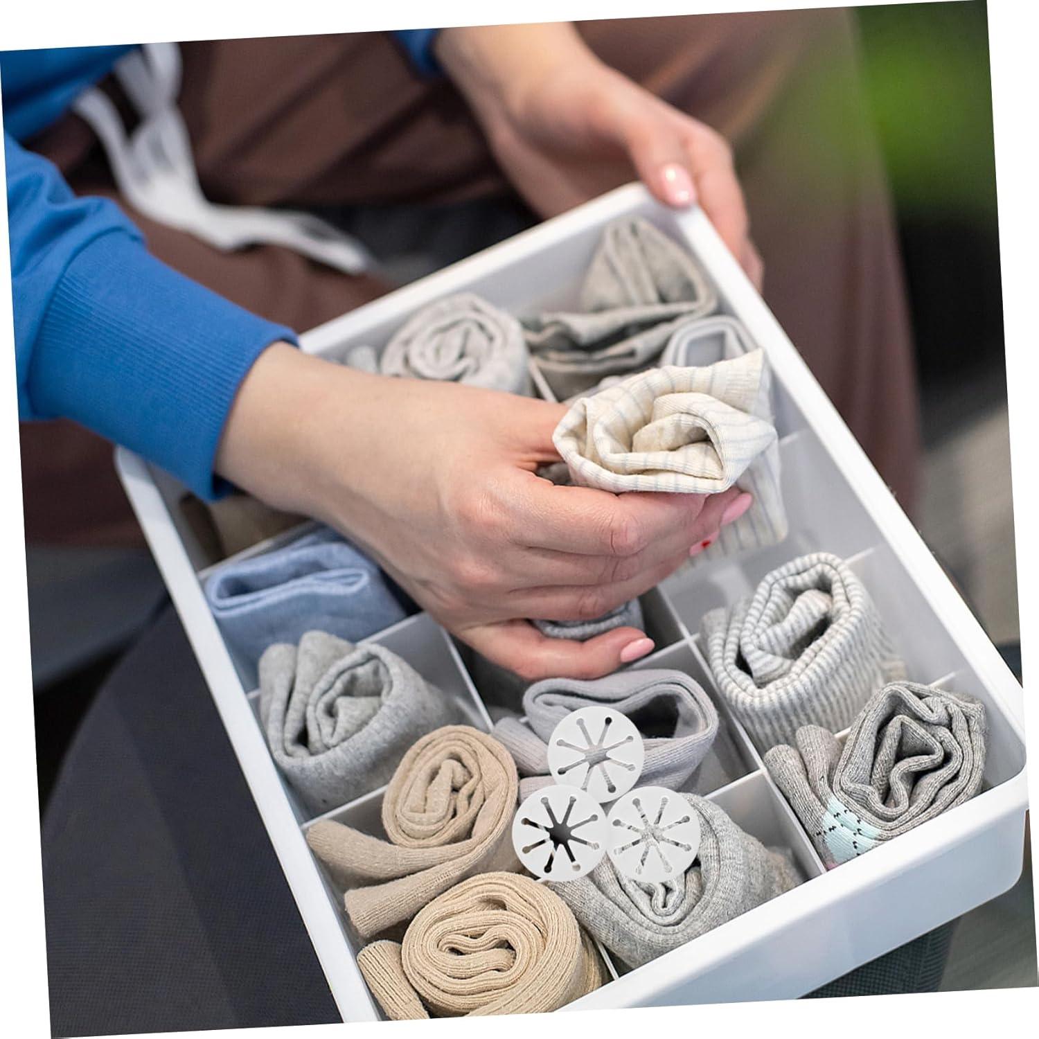 STOBOK 28 Piezas Sujetadores de Calcetines Clips de Plástico