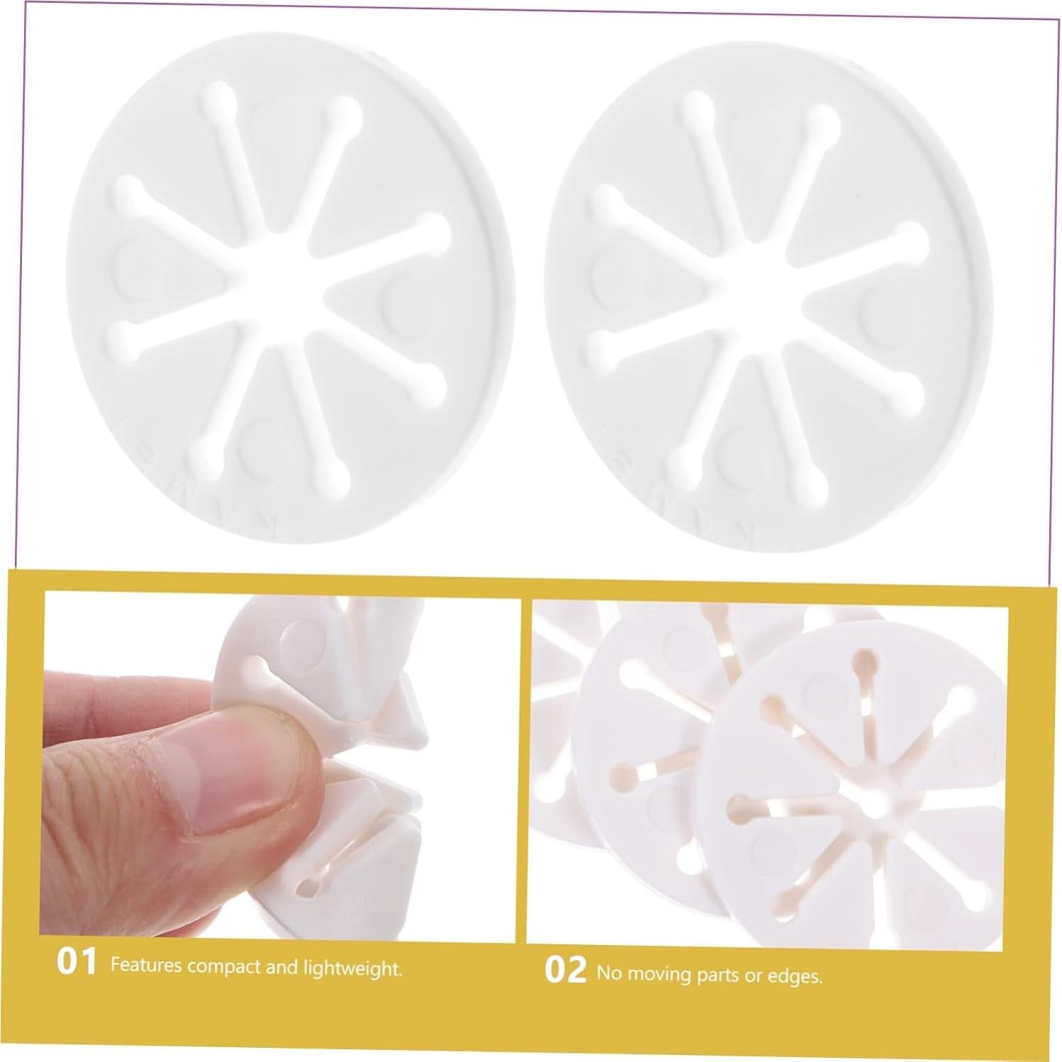 STOBOK 28 Piezas Sujetadores de Calcetines Clips de Plástico