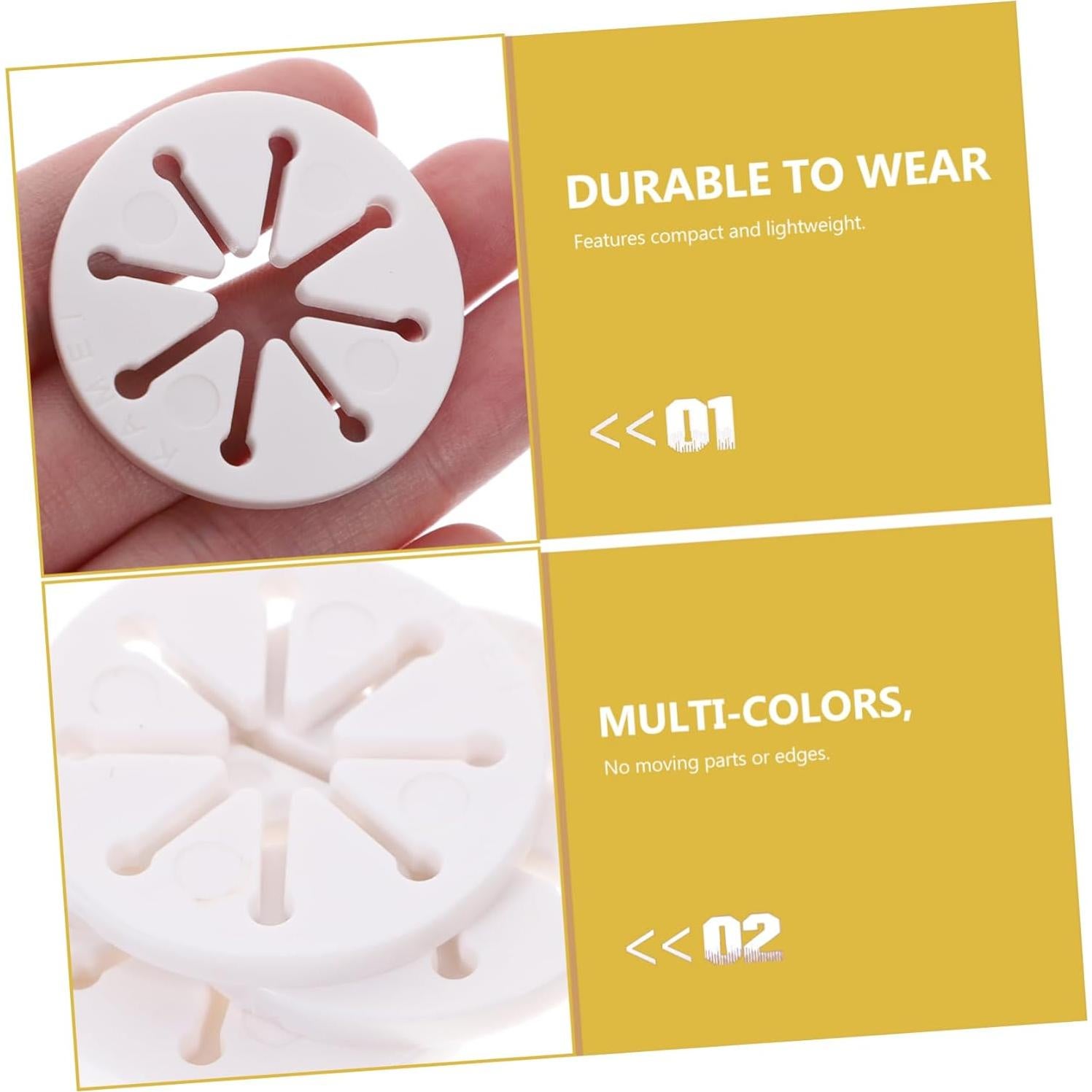 STOBOK 28 Piezas Sujetadores de Calcetines Clips de Plástico