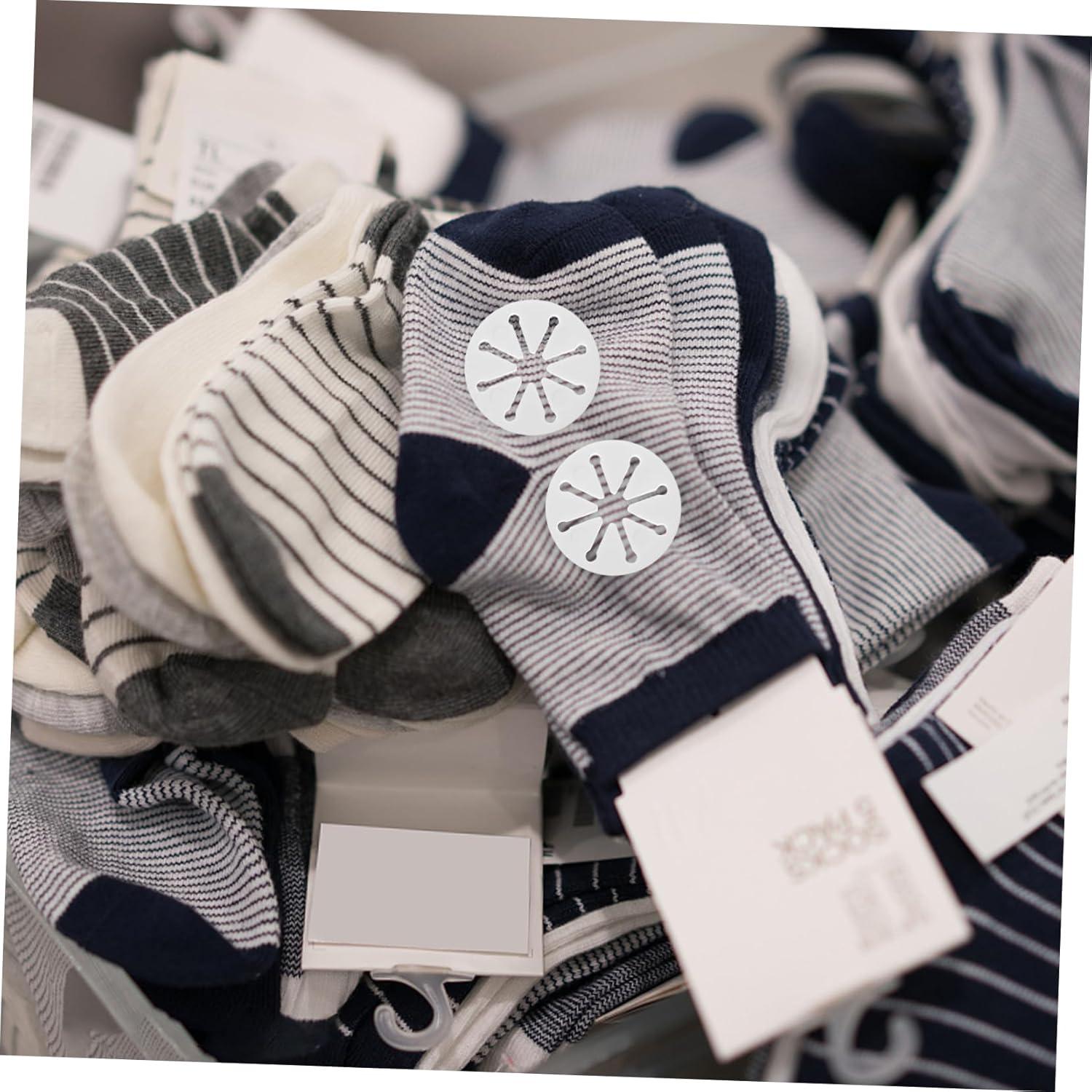 STOBOK 28 Piezas Sujetadores de Calcetines Clips de Plástico