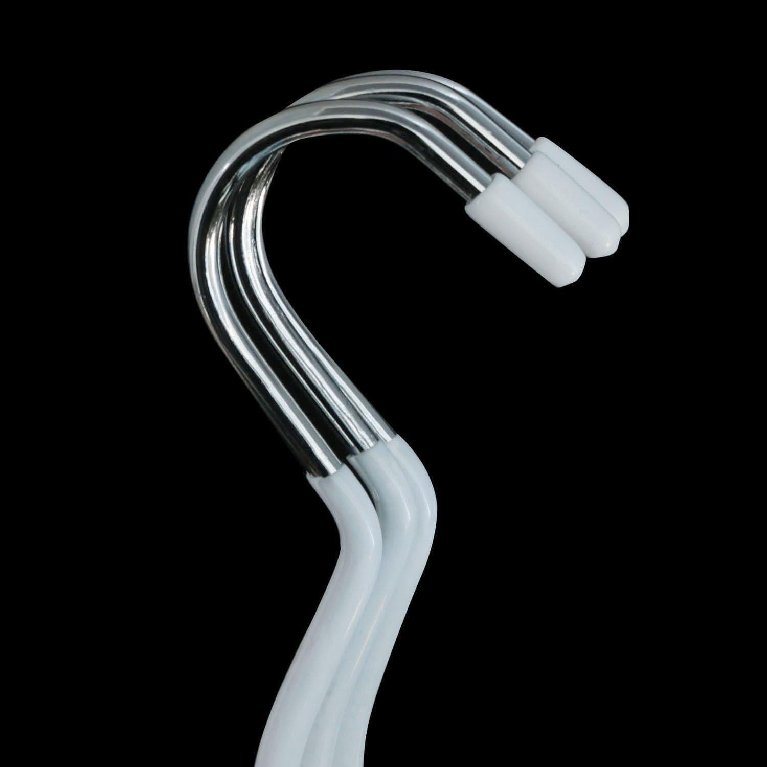 Perchas Circulares Antideslizantes XGNG 3 Piezas Blancas