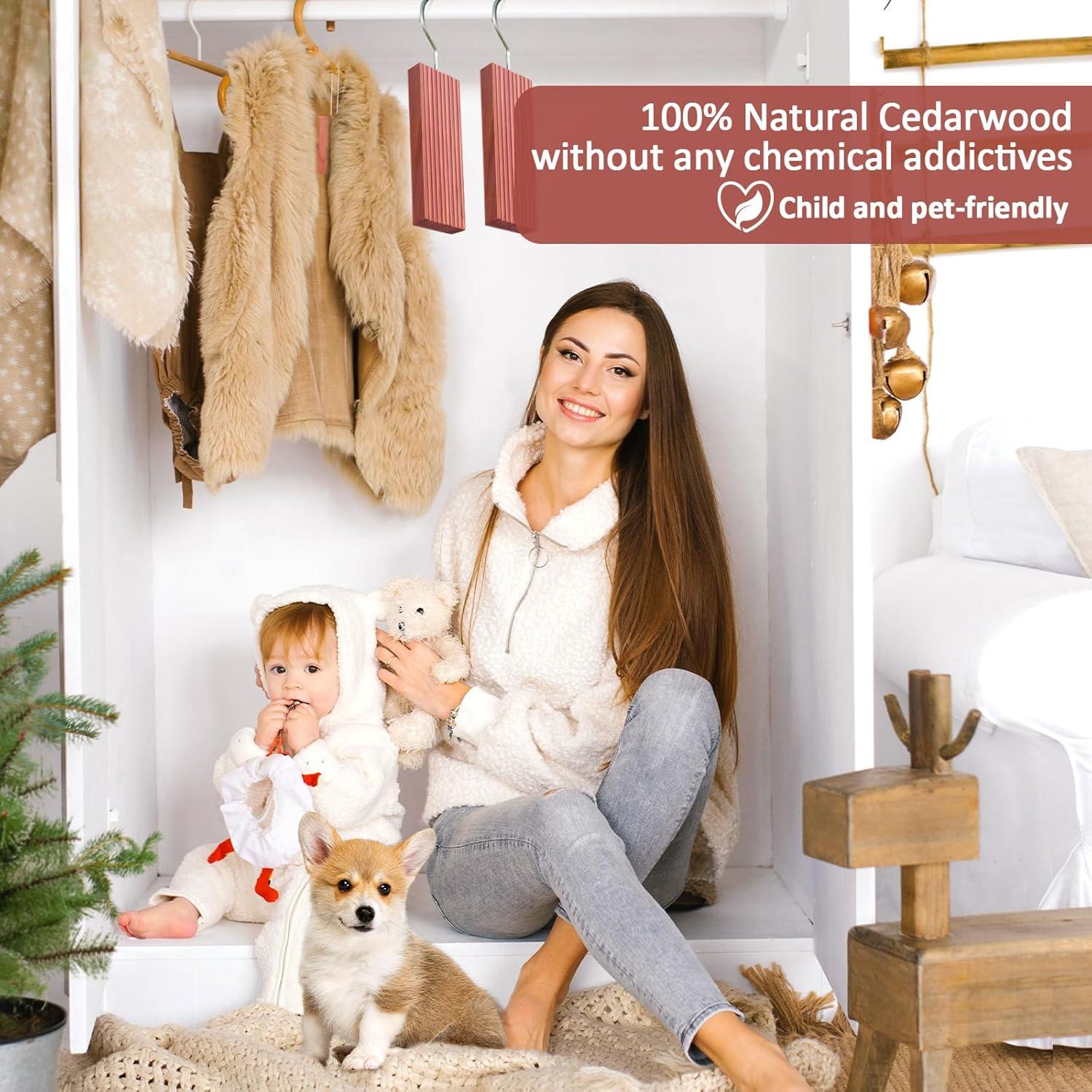 Bloques de Cedro para Almacenamiento de Ropa 56 Pcs - Woodever