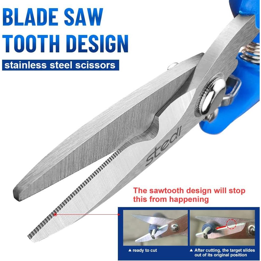 Tijeras Multipropósito Stedi JD-15 18cm Acero Inoxidable