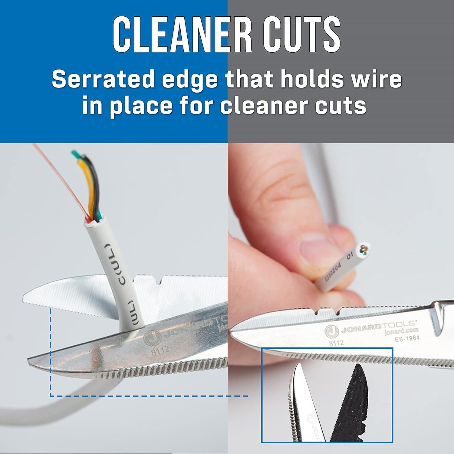Tijeras de Electricista Jonard Tools ES-1964 Acero Vanadio