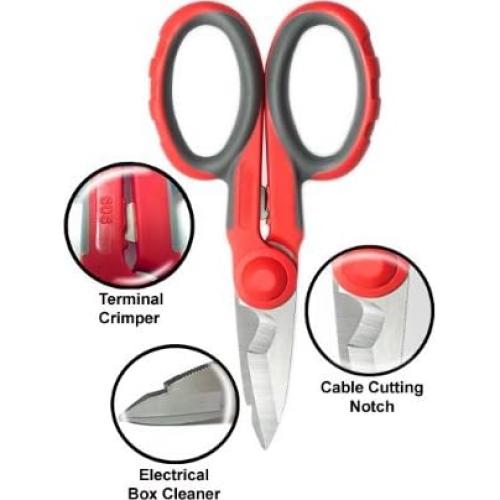 Tijeras Eléctricas Ascend Tools 5.5" - Acero Alto Carbono