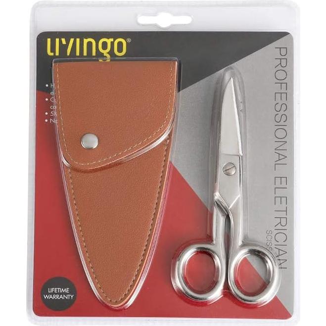 Tijeras Eléctricas LIVINGO 13 cm Acero Inoxidable Profesional