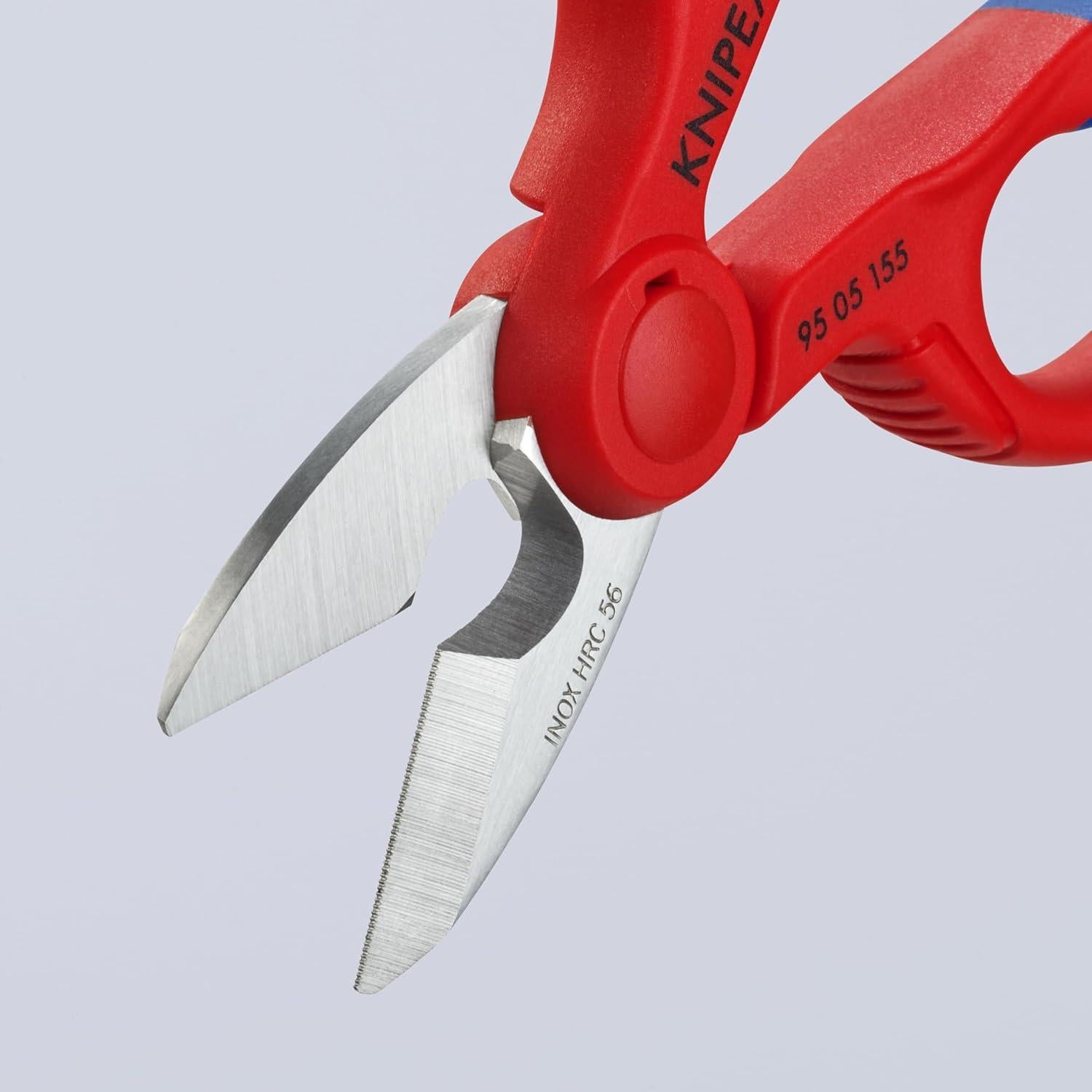 Tijeras de Electricista KNIPEX 95 05 155 SBA 15.88 cm